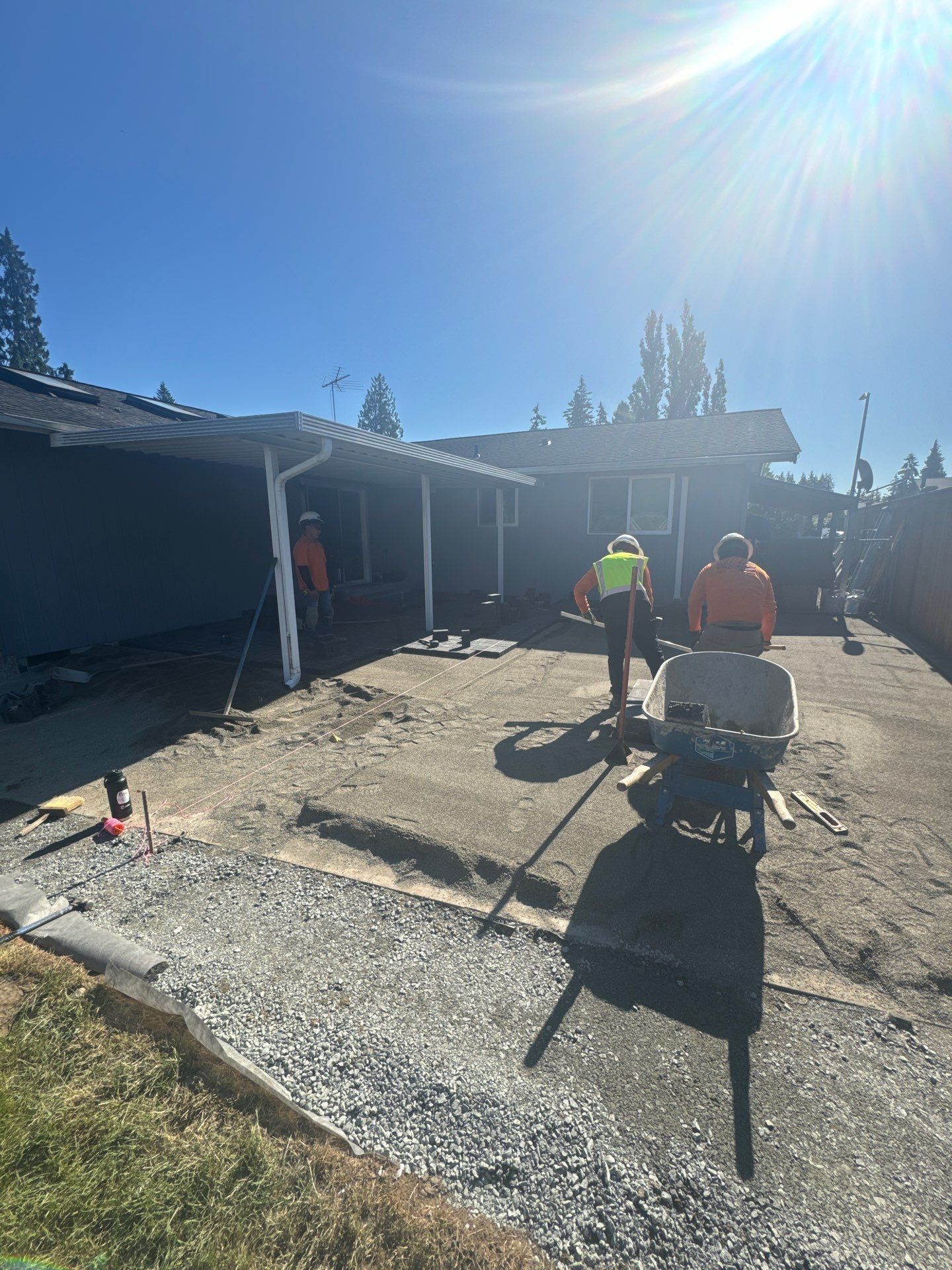 Connie G. Pavers Patio and Gravel Driveway by Jireh Asphalt & Concrete Inc 
