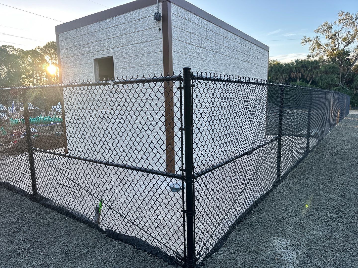 Chain-link Fence Installation using Chain-link Fence by Asap fence and gates, LLC