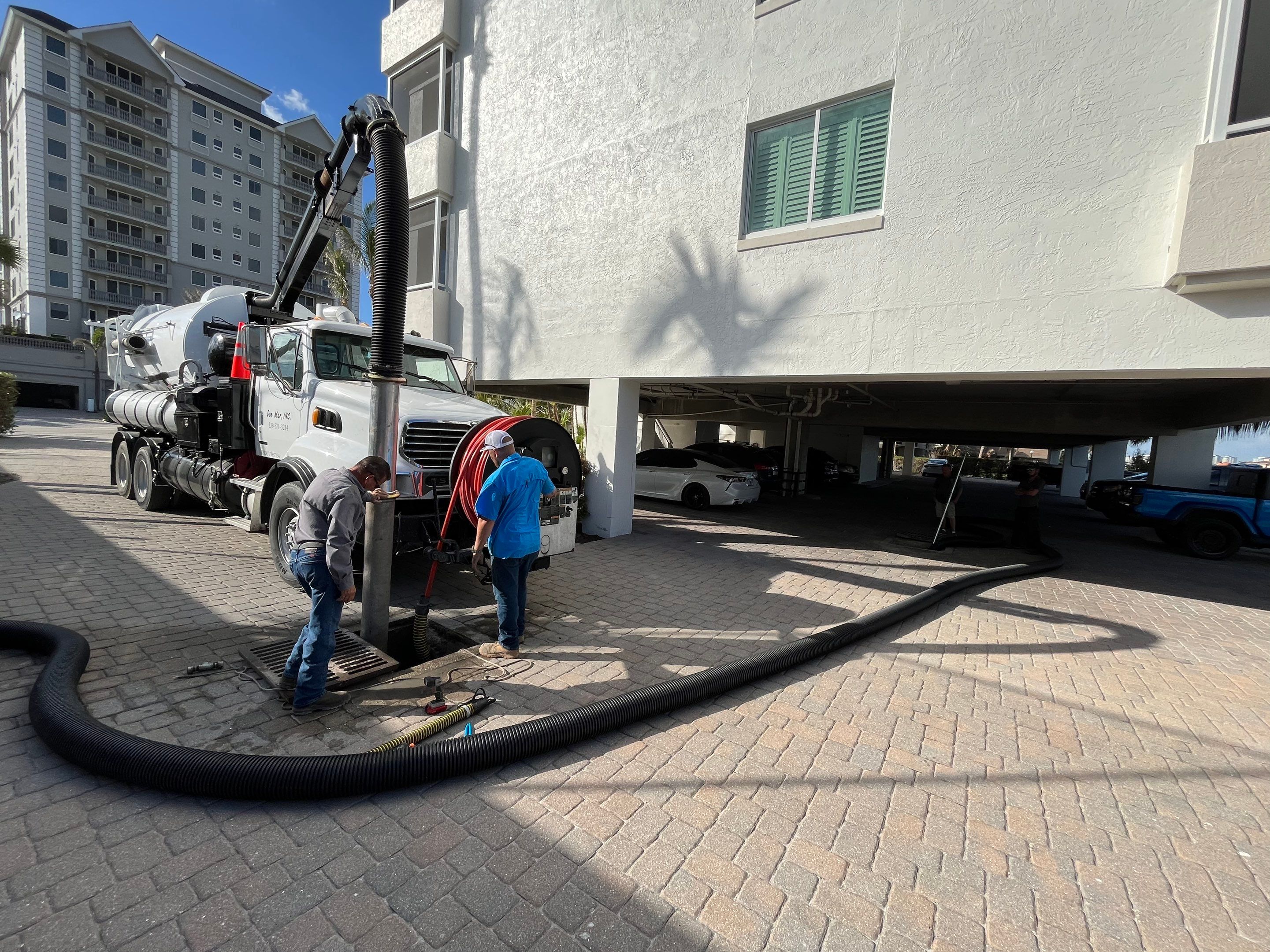 Condo Storm Water System Cleaning and Maintenance After Hurricane Ian by APS Power & Water