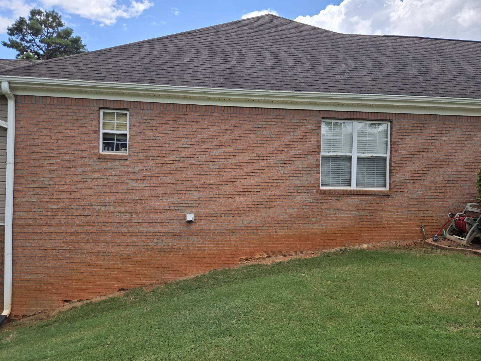 Exterior Window Caulking and Sealing for Brick Home in Conyers by PGP Surface Solutions, LLC