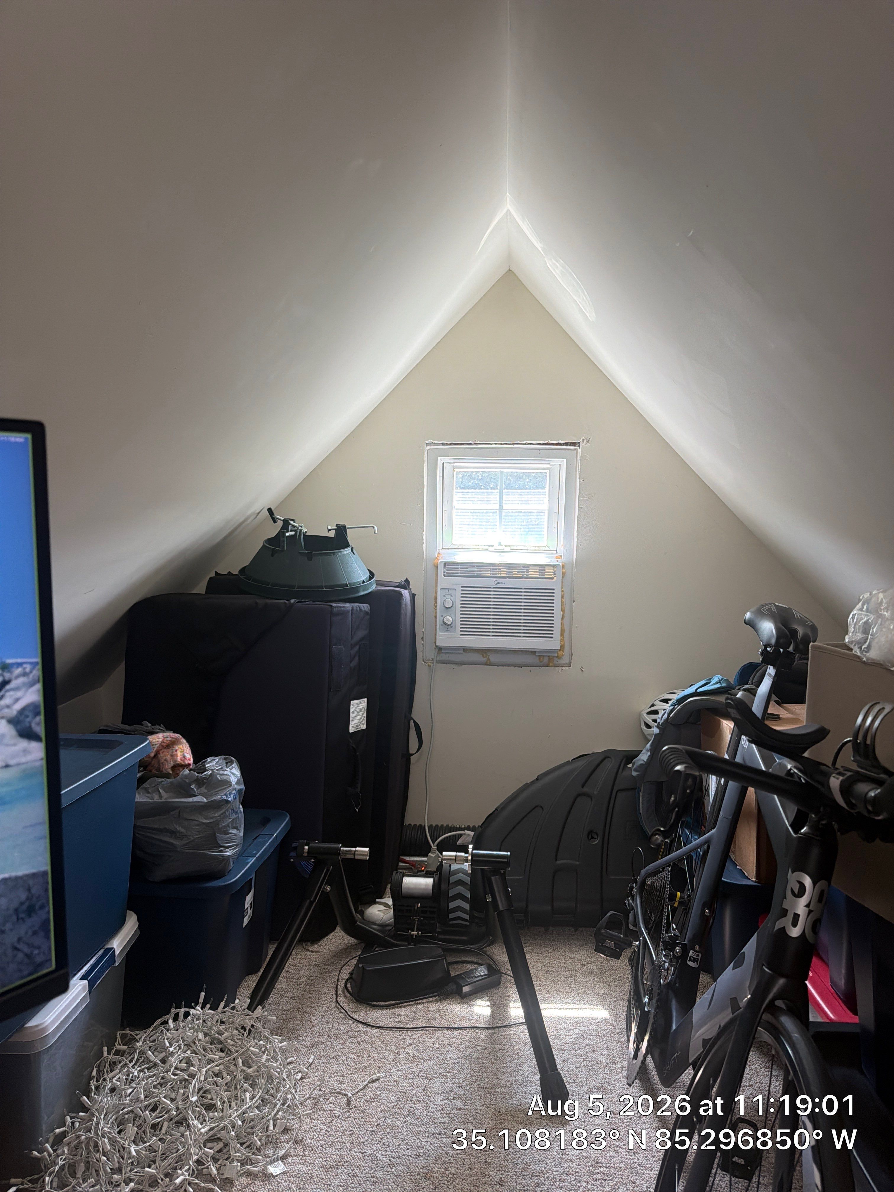 Attic Knee Wall Insulation and Access Door Sealing in Chattanooga by CompanyCam Sales Demo