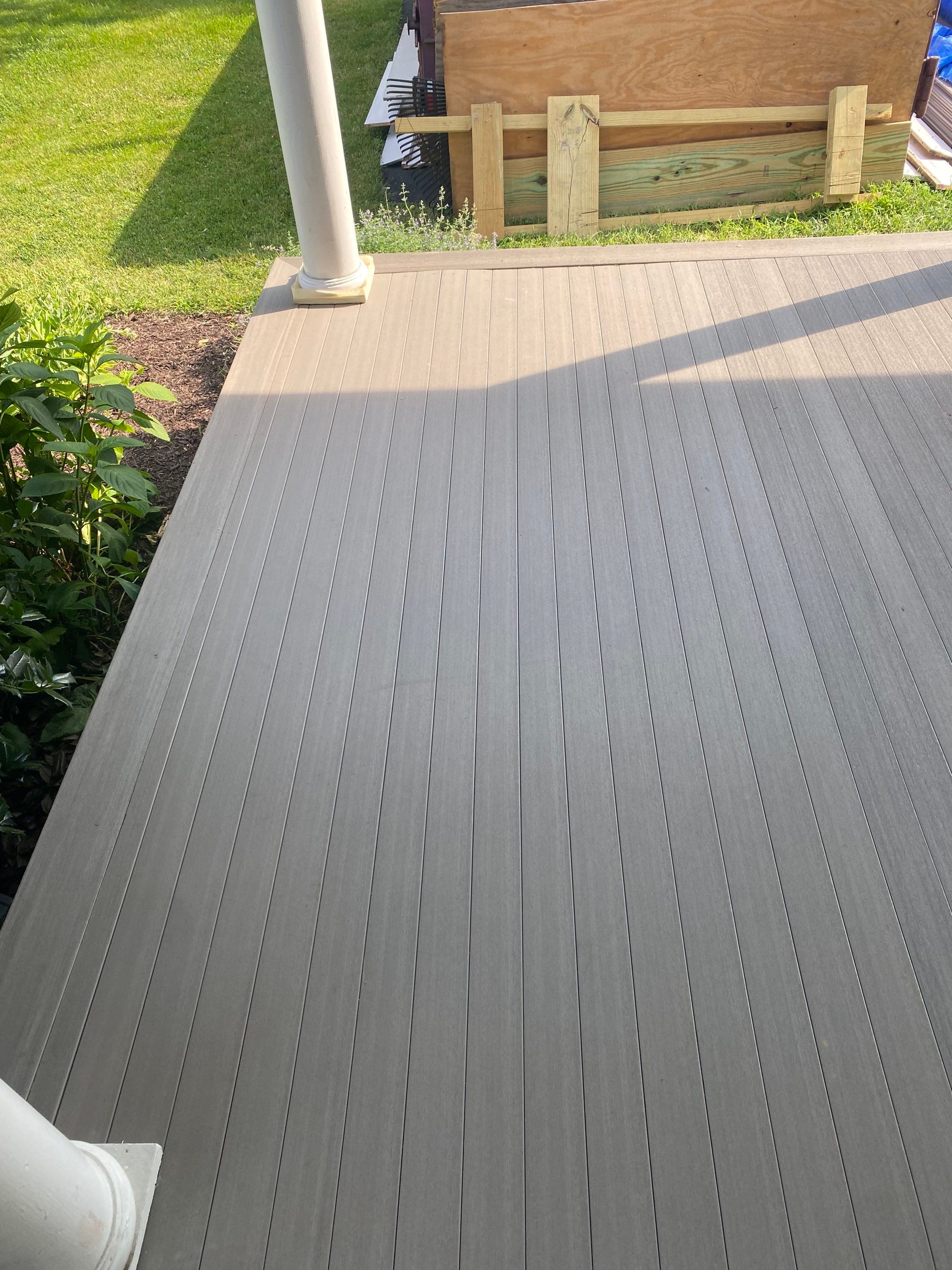Front Porch Transformation using Timbertech Decking by The Smet Companies, LLC