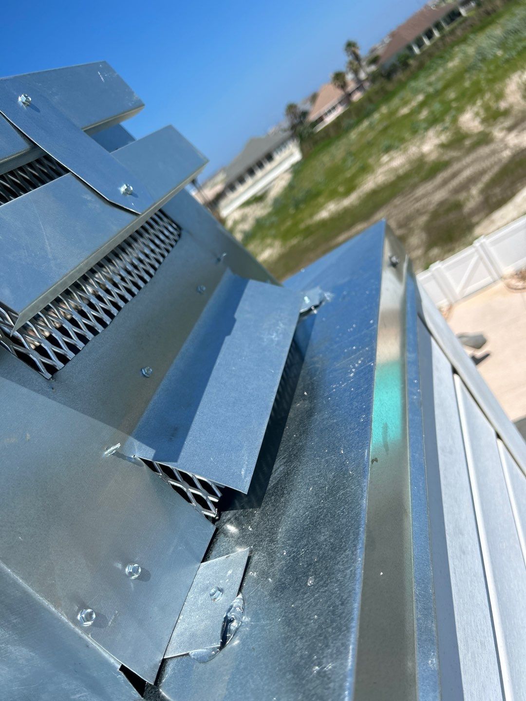 Chimney Cap & Chase Replacement using Galvanized Chimney Cap & Chase by Lighthouse Roofing
