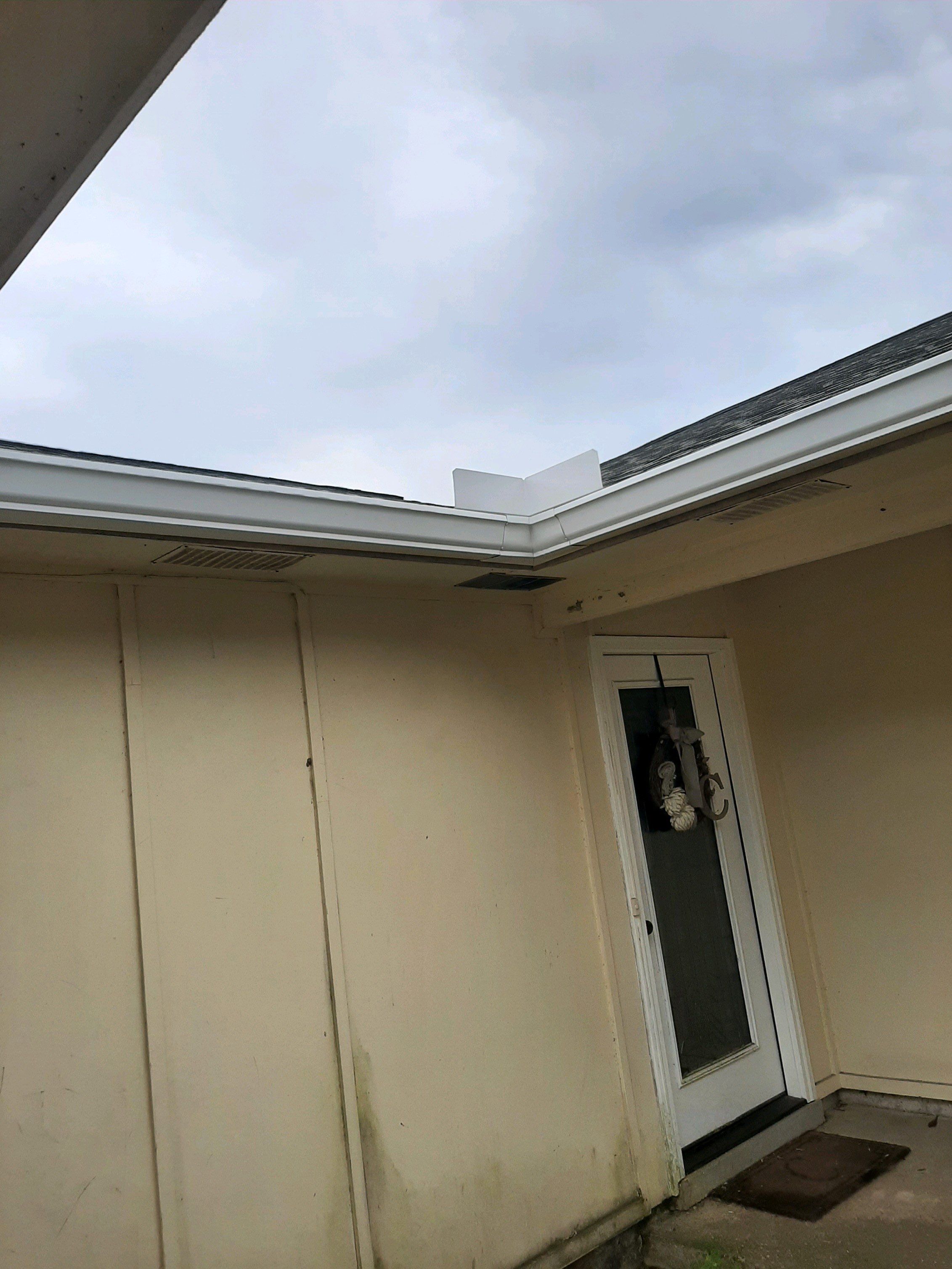 Gutter Installation using K-Style Seamless Gutters by Gutter Professors