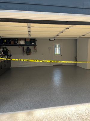 Garage Floor Coating using Briar