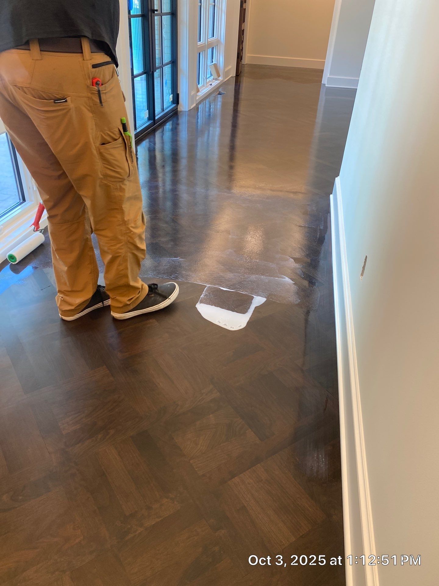 BEAUTIFUL PATTERN FLOORING handcrafted and installed in East Grand Rapids! by RTBaldwin Hardwood Floors