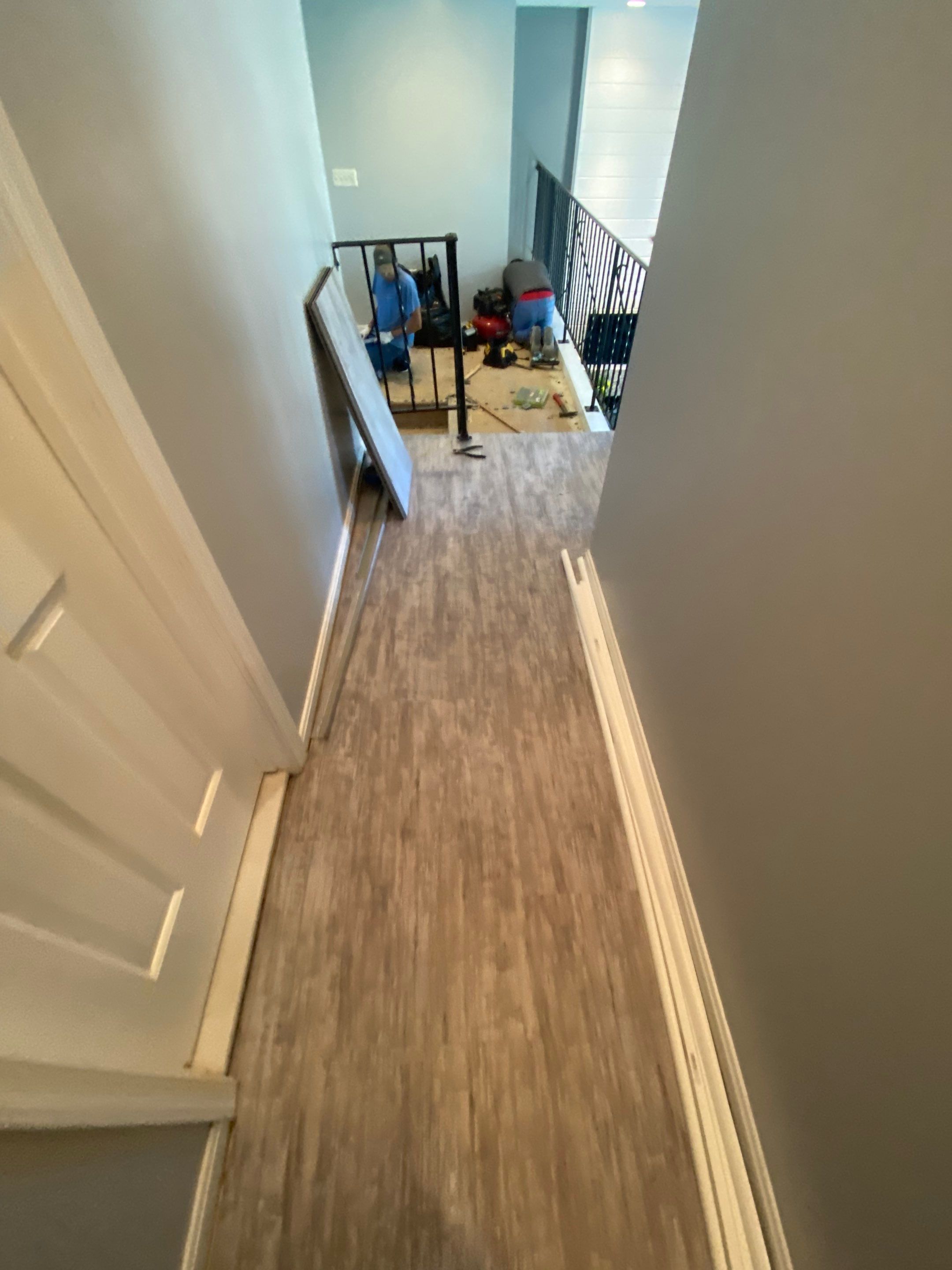 LVP flooring install by The Smet Companies, LLC