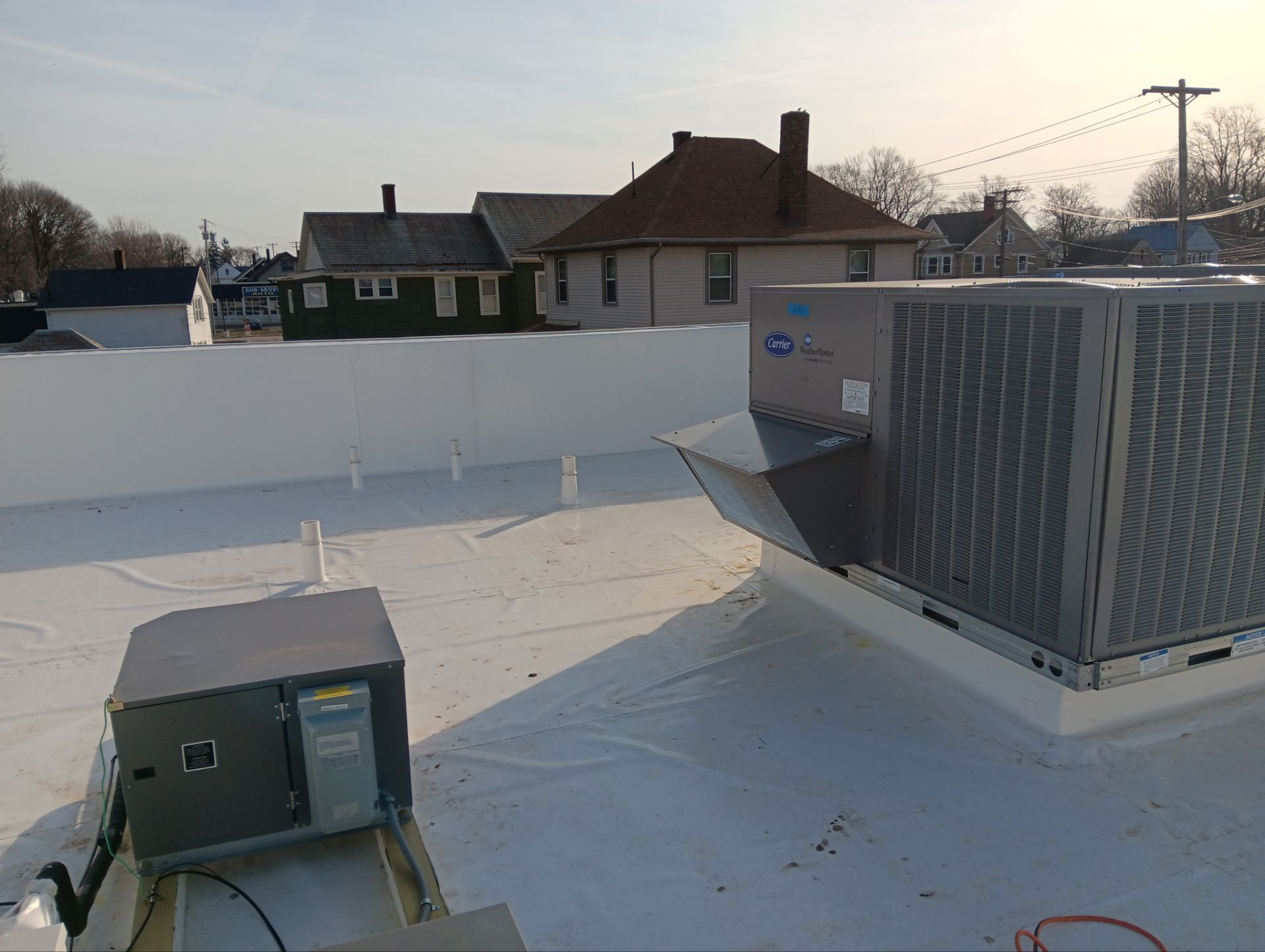 Arby's New Ashtabula, OH Location - Commercial Roof Installation by 3 Daughters Construction 