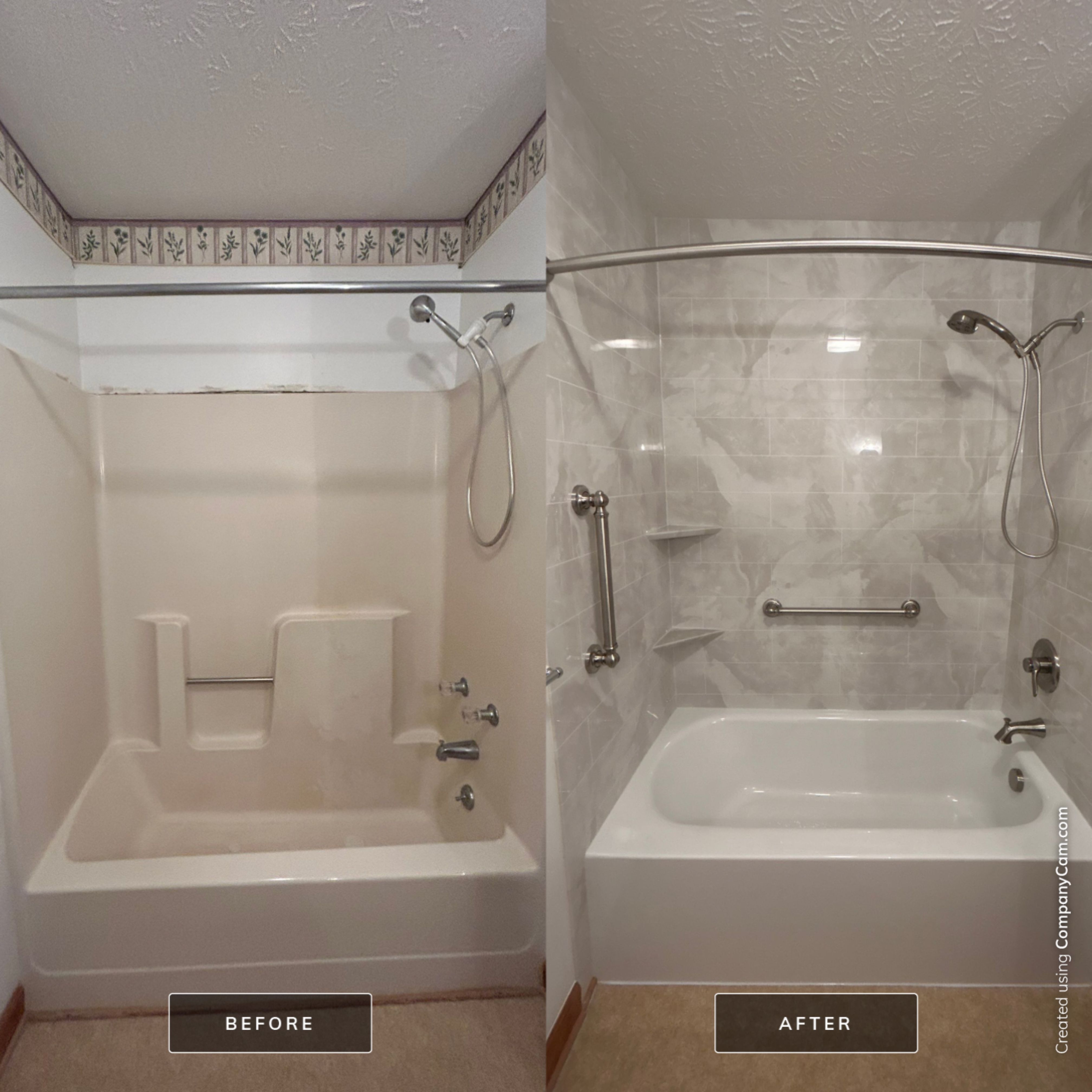 Tub Upgrade w/ Vanity Top by BathPlanet SW Virginia