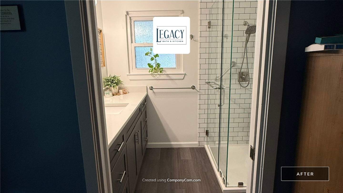 Harmony Hills Small Bathroom Makeover with Custom Walk-In Shower by Legacy Bath and Kitchen 