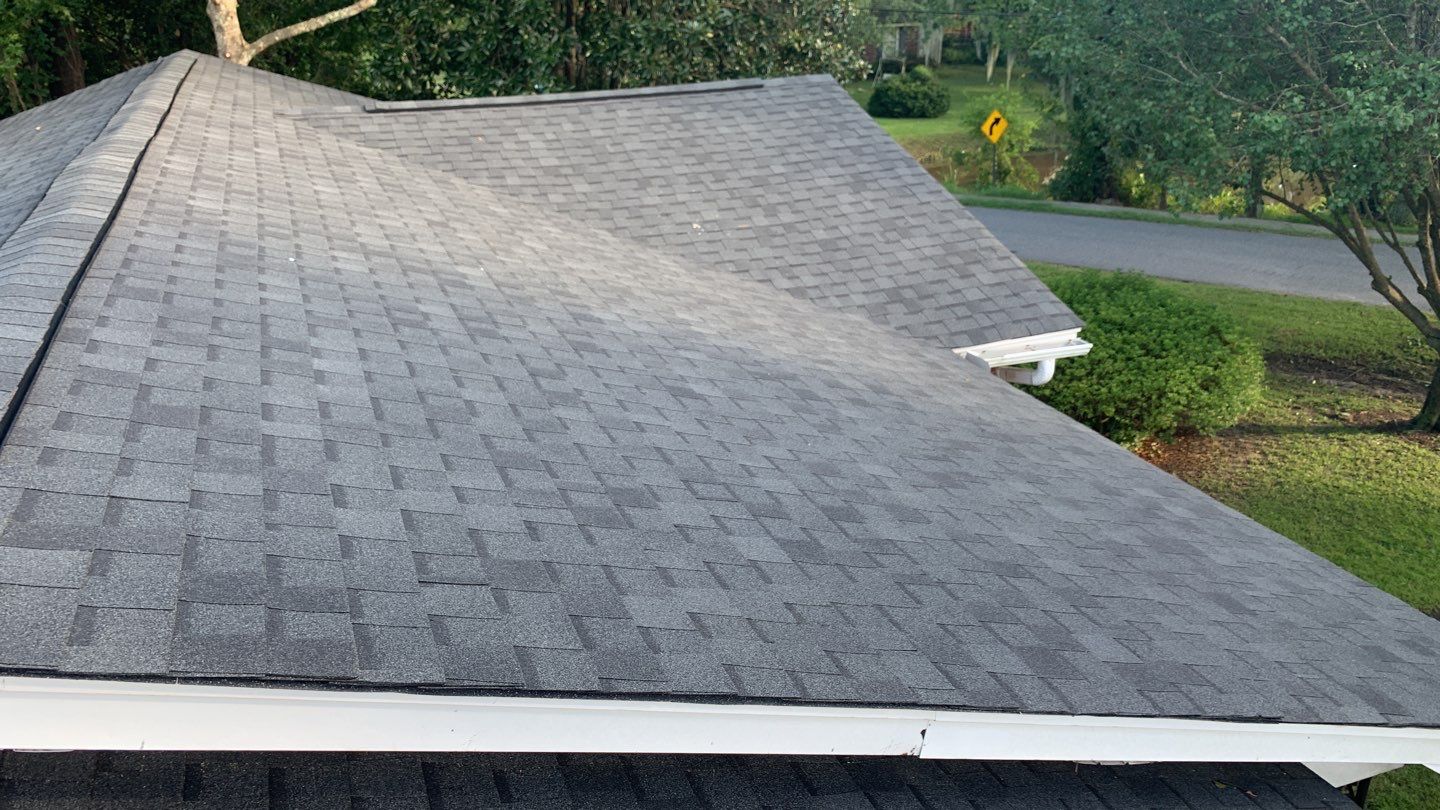 Hail Damage using Atlas Pristine Pinnacle Shingles by Artigues Roofing & Restoration Services