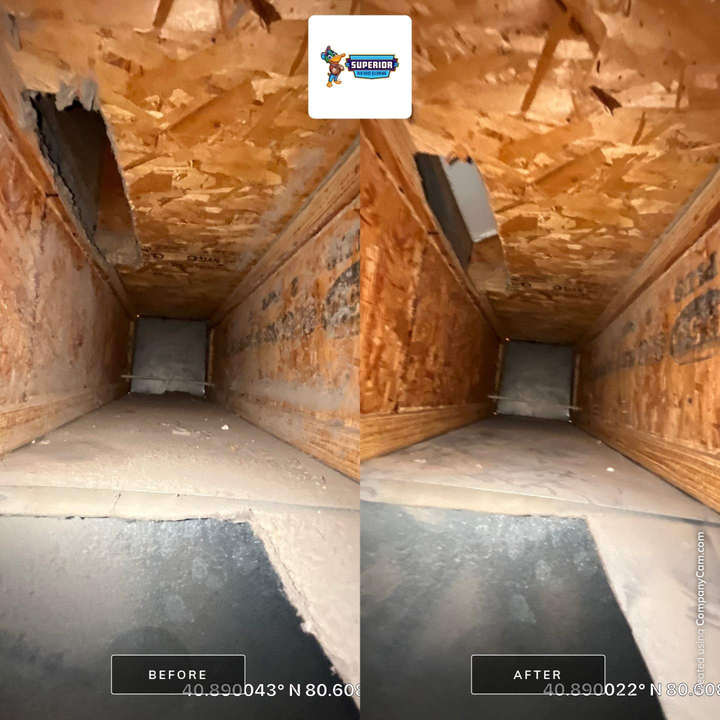 Air Duct Cleaning With a Vacuum Truck in New Waterford, OH by Superior Air Duct Cleaning
