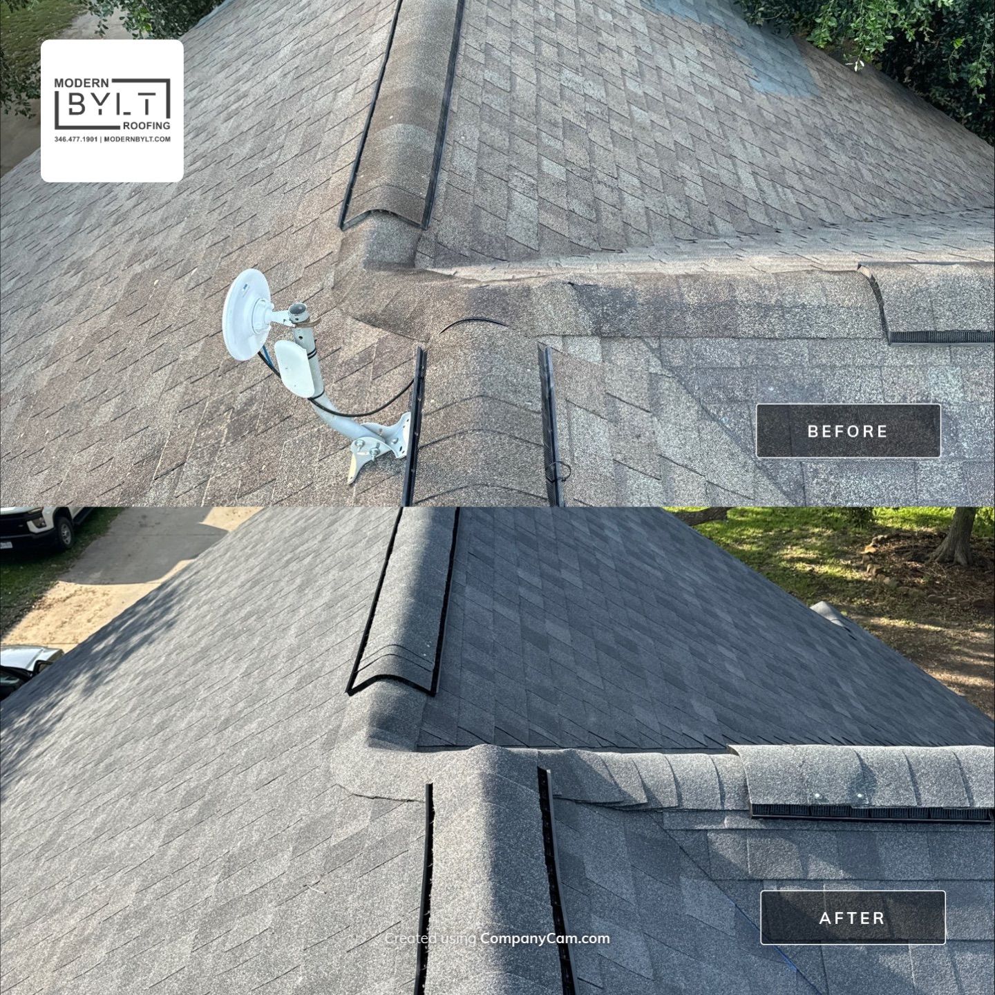 Mont Belvieu Roof Installation using Atlas Pinnacle Pristine by Modern BYLT Roofing & Construction