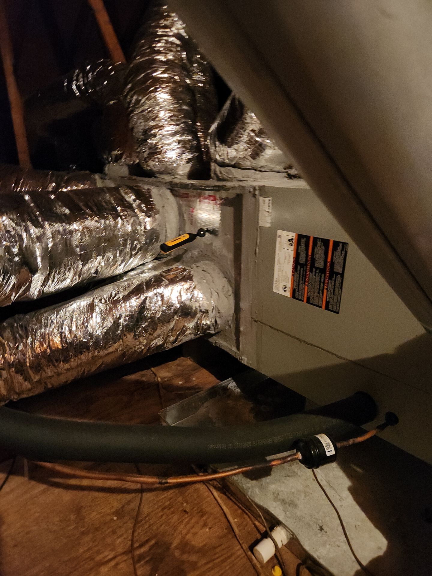 Trane HVAC System Service and Attic Ductwork Sealing in San Antonio by Premier Pros