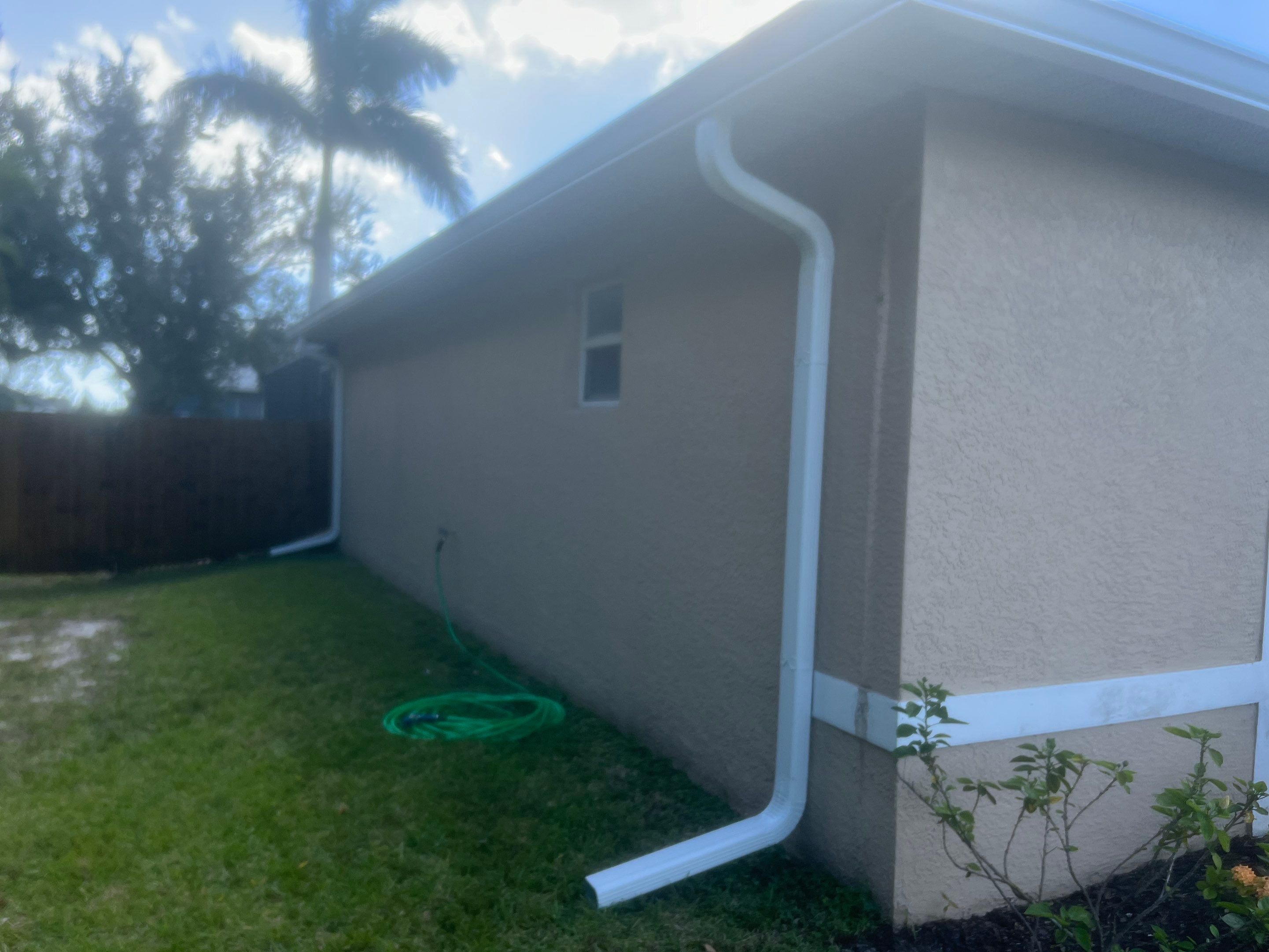 Downspout Extensions for Cape Coral Homes  by Gutter Professors