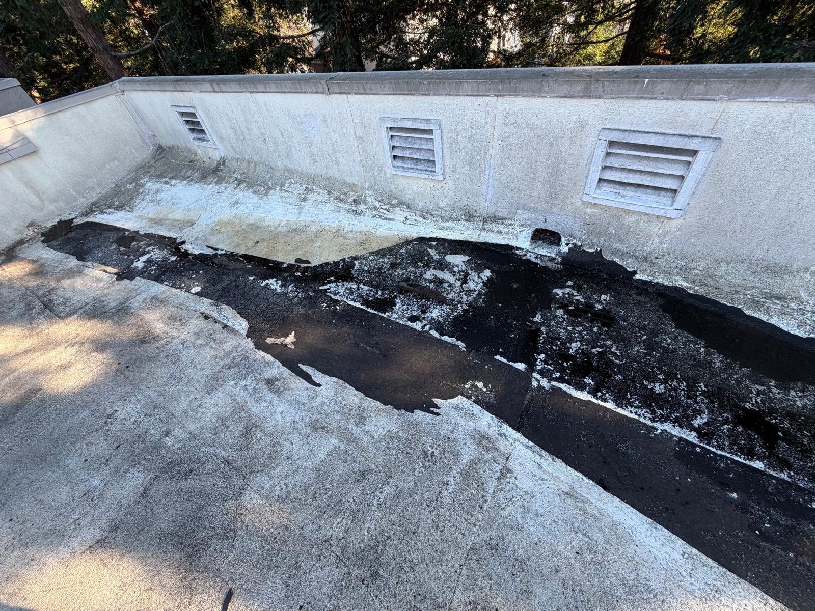 Roof Top Boiler Room and Roofing Repairs by Anza Builders, Inc. 