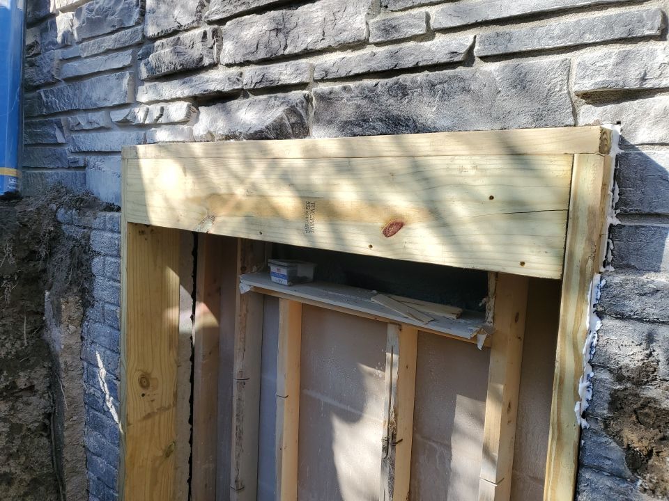 Egress Window Installation using Rockwell Egress Fiberglass Egress Window Well by Toledo Basement Repair 