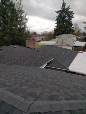 Residential Roofing Installation using IKO Dynasty (Color: Granite Black)