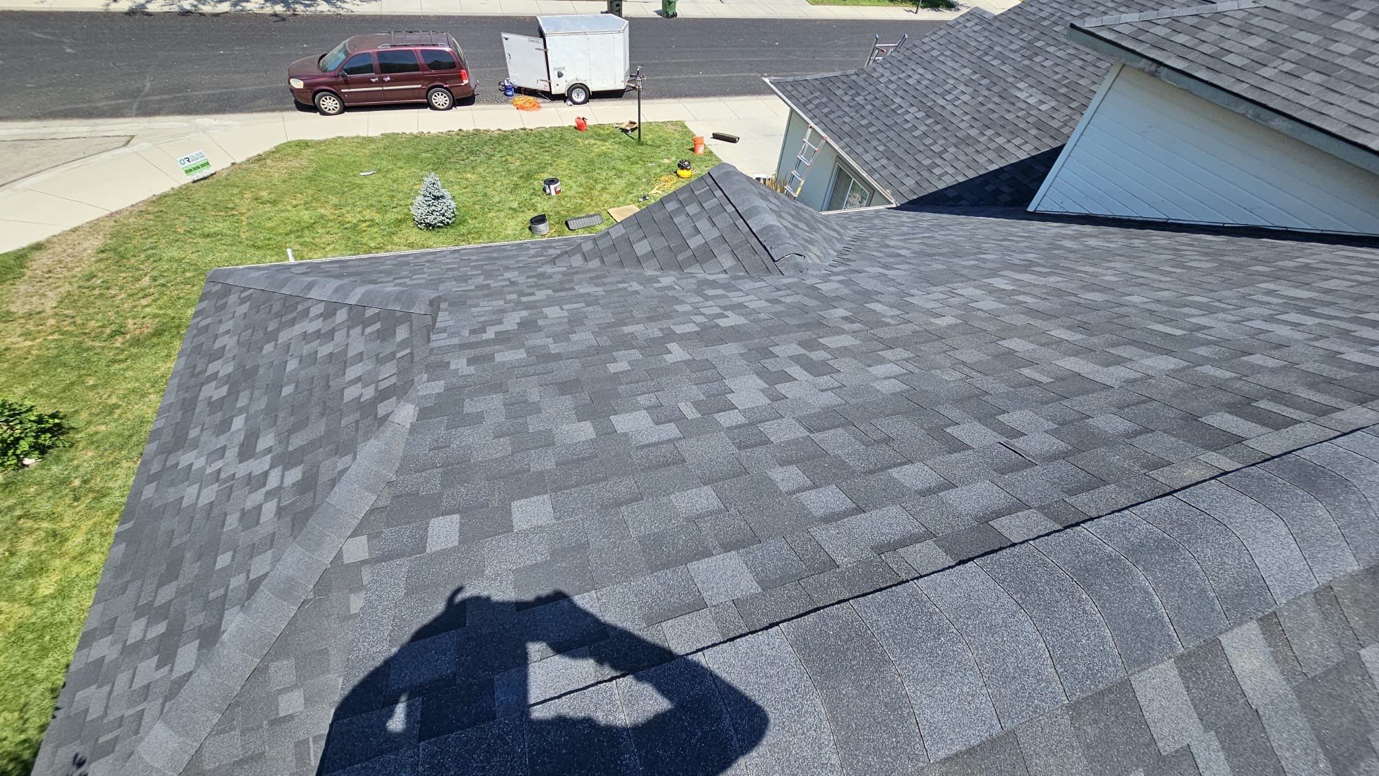 Asphalt Architectural Shingle Roof Replacement in Meridian, Idaho by Olive Roofing