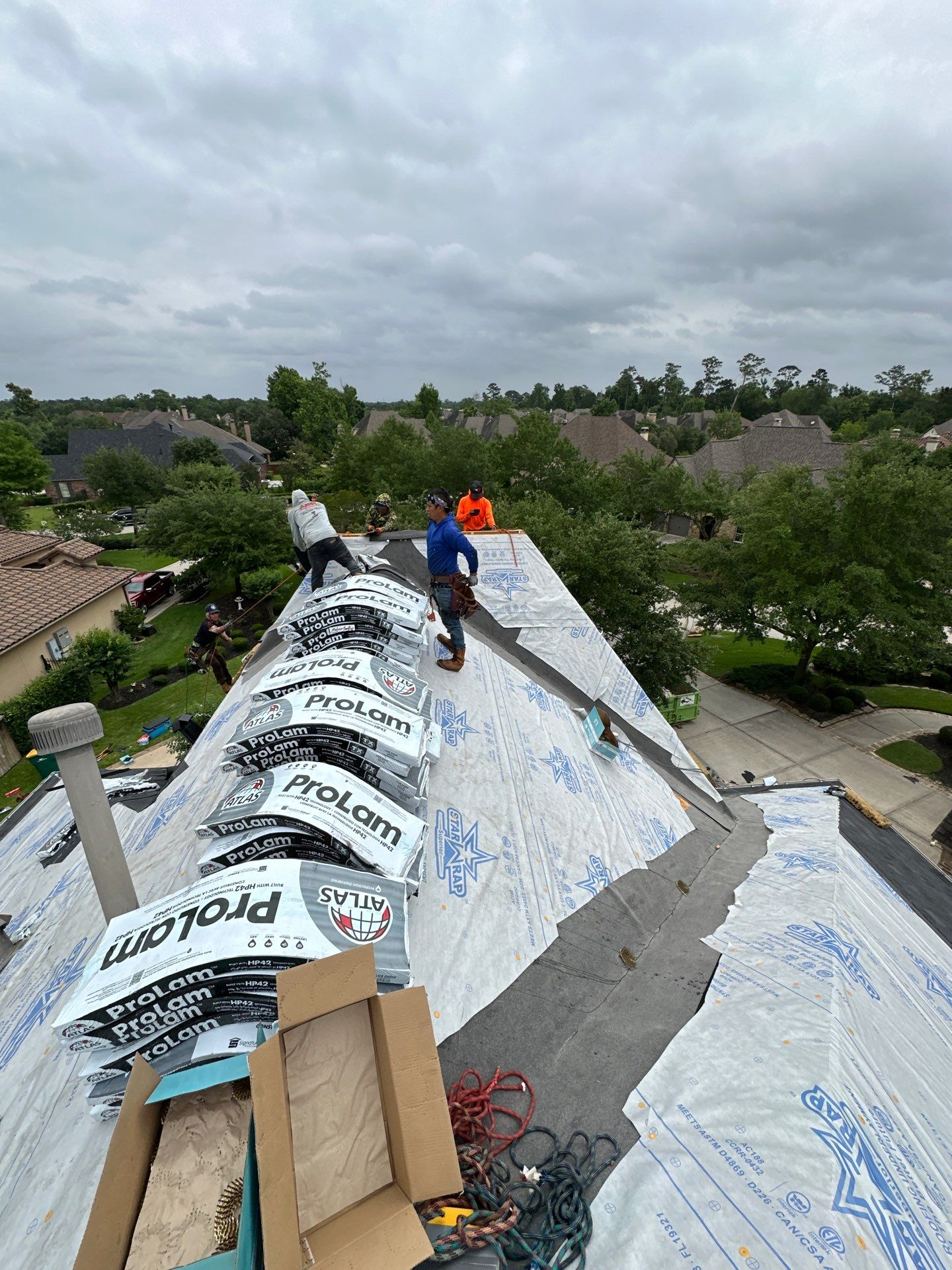 Project in Spring by Motion Roofing