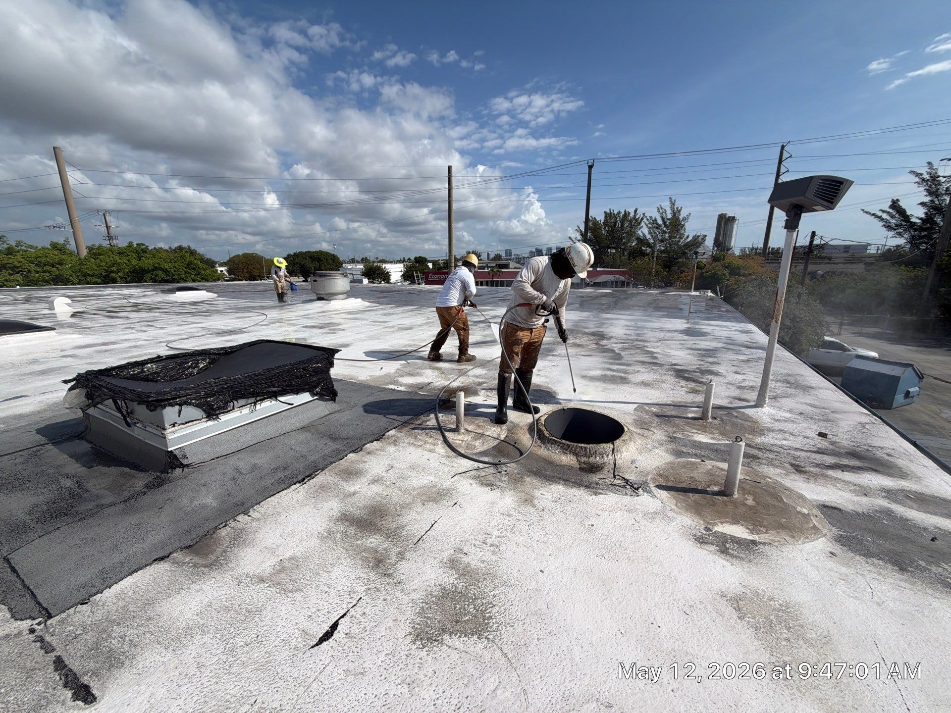 Fort Lauderdale Commercial Roof Restoration and Reflective Coating Installation by Roof King LLC