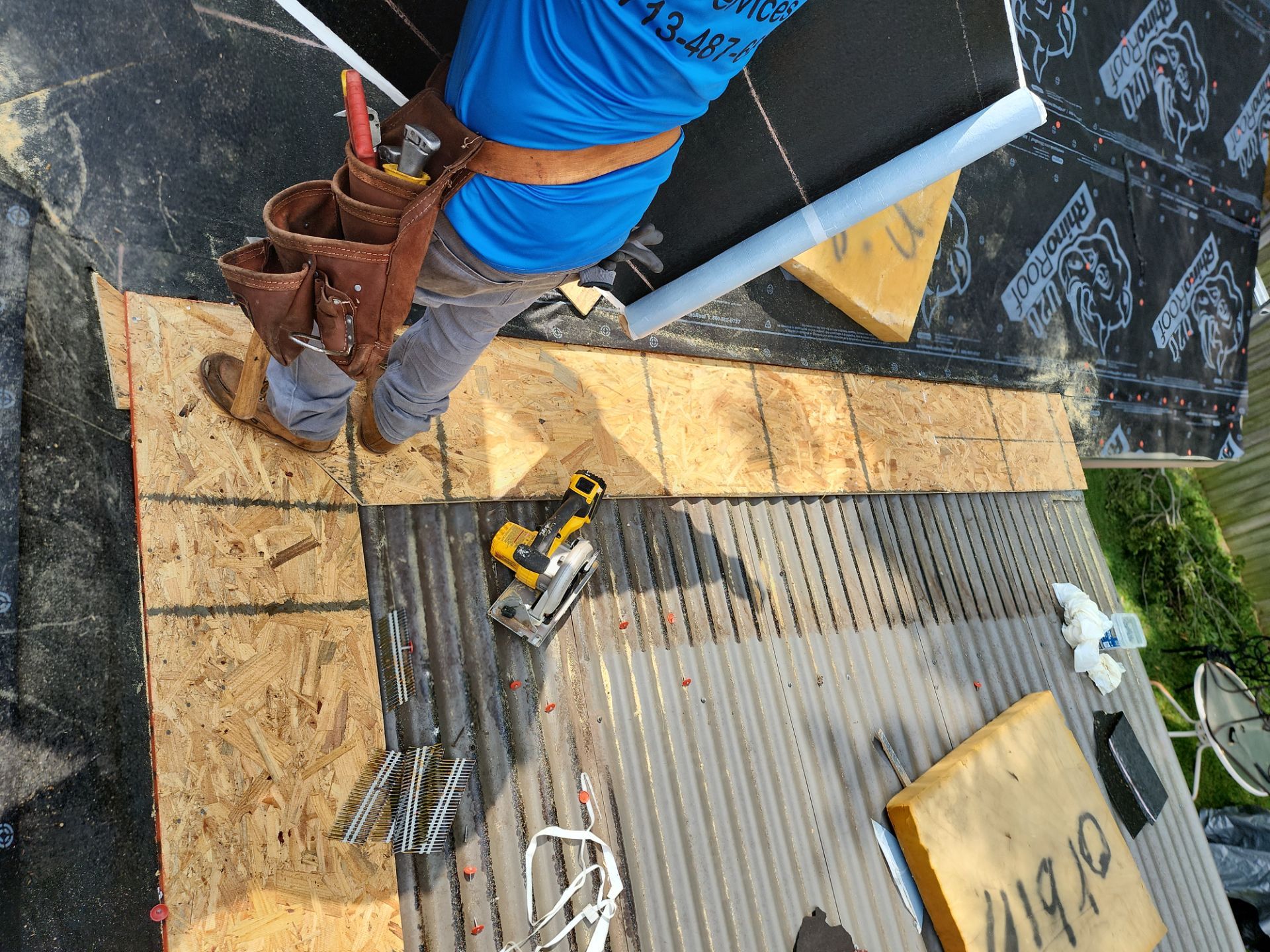 Residential Roofing Repair using Owen's Corning Duration (Lifetime) Shingles by Roof Repair Company