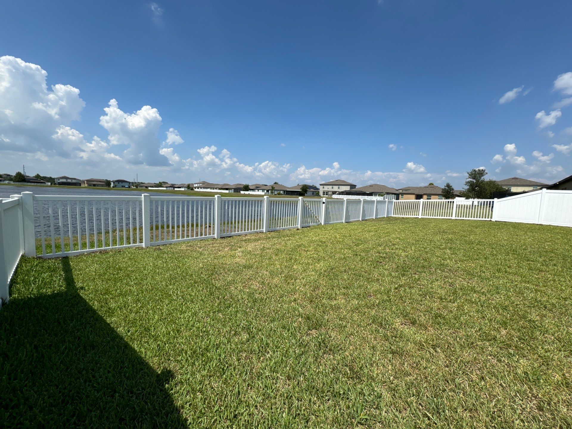 Vinyl Fence Installation using Clearwater Picket Fence and 6Ft White Vinyl Fence  by Asap fence and gates, LLC