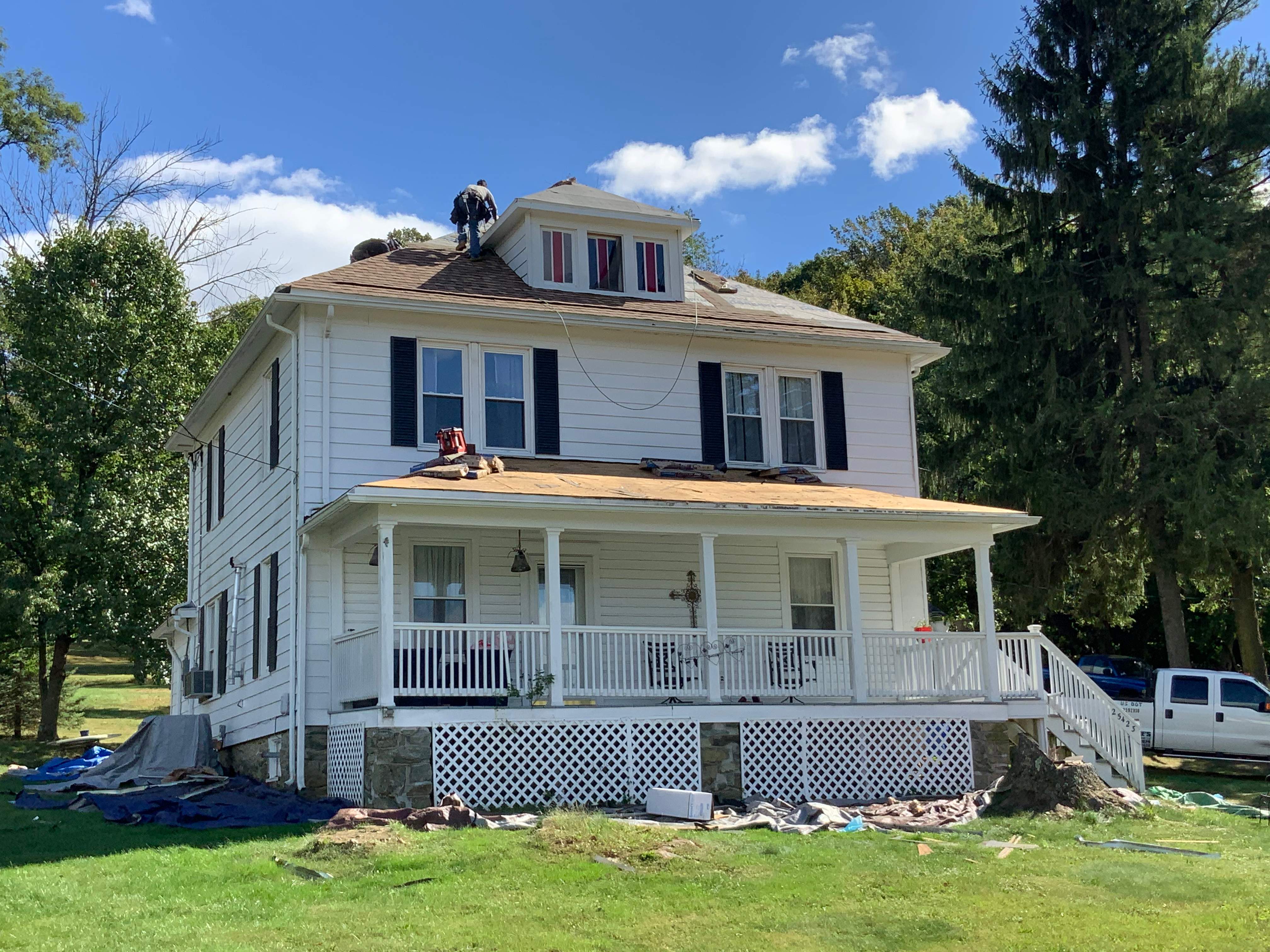Residential Roofing Installation using Max Def Resawn Shake by Alpha Design Services