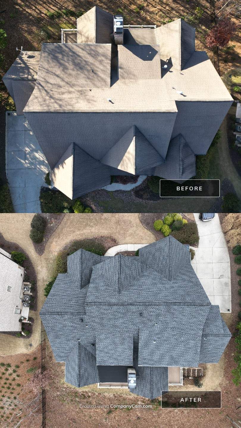 3160 Glastonbury Ln  Suwanee Roof Replacement  by Dom Roofing & Restoration