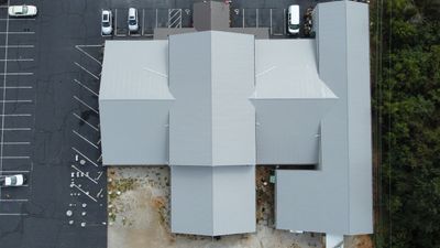 Commercial Metal Roof Replacement - 29 Gauge - Color Grey 