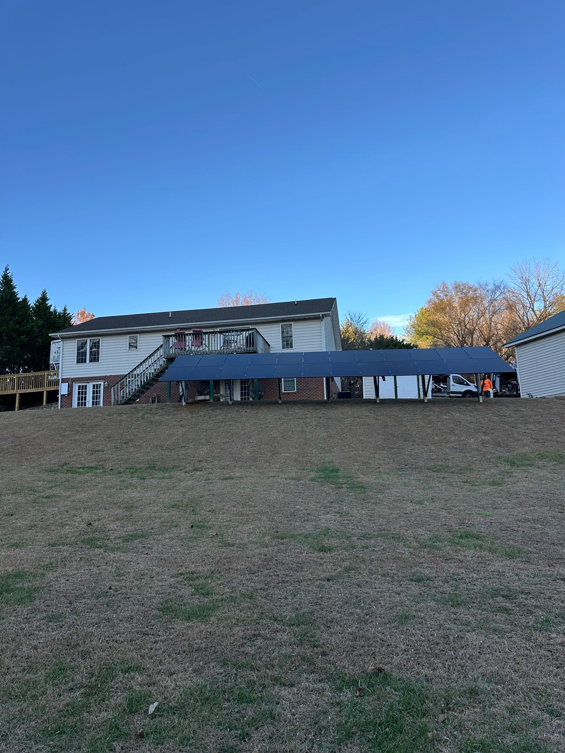 Project in Troutville by Trident Solar