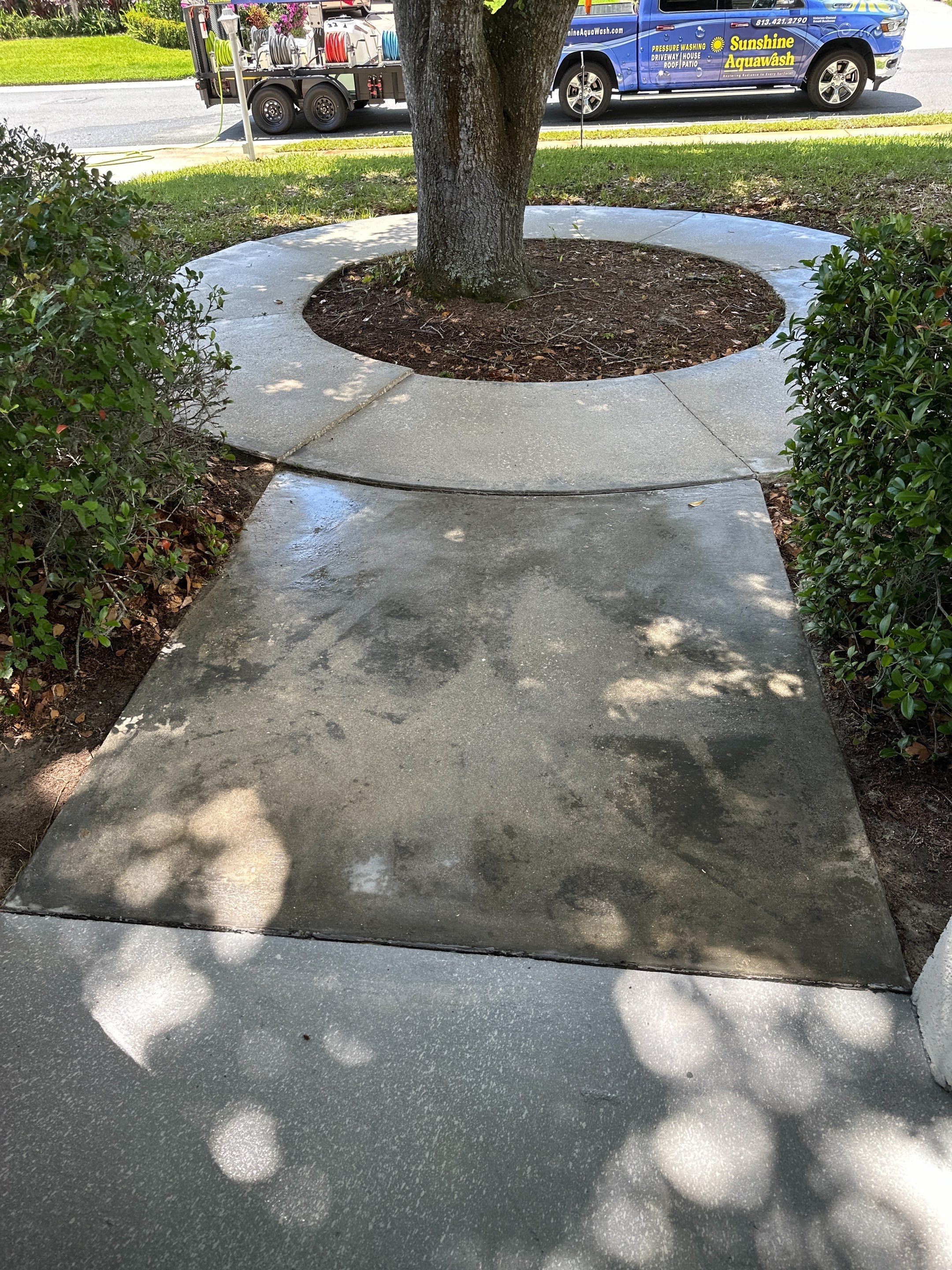 1-Story House Wash, Driveway, Patio/Lanai & Screen Enclosure Cleaning in Oakley Community, Ellenton, FL | Sunshine AquaWash by Sunshine AquaWash