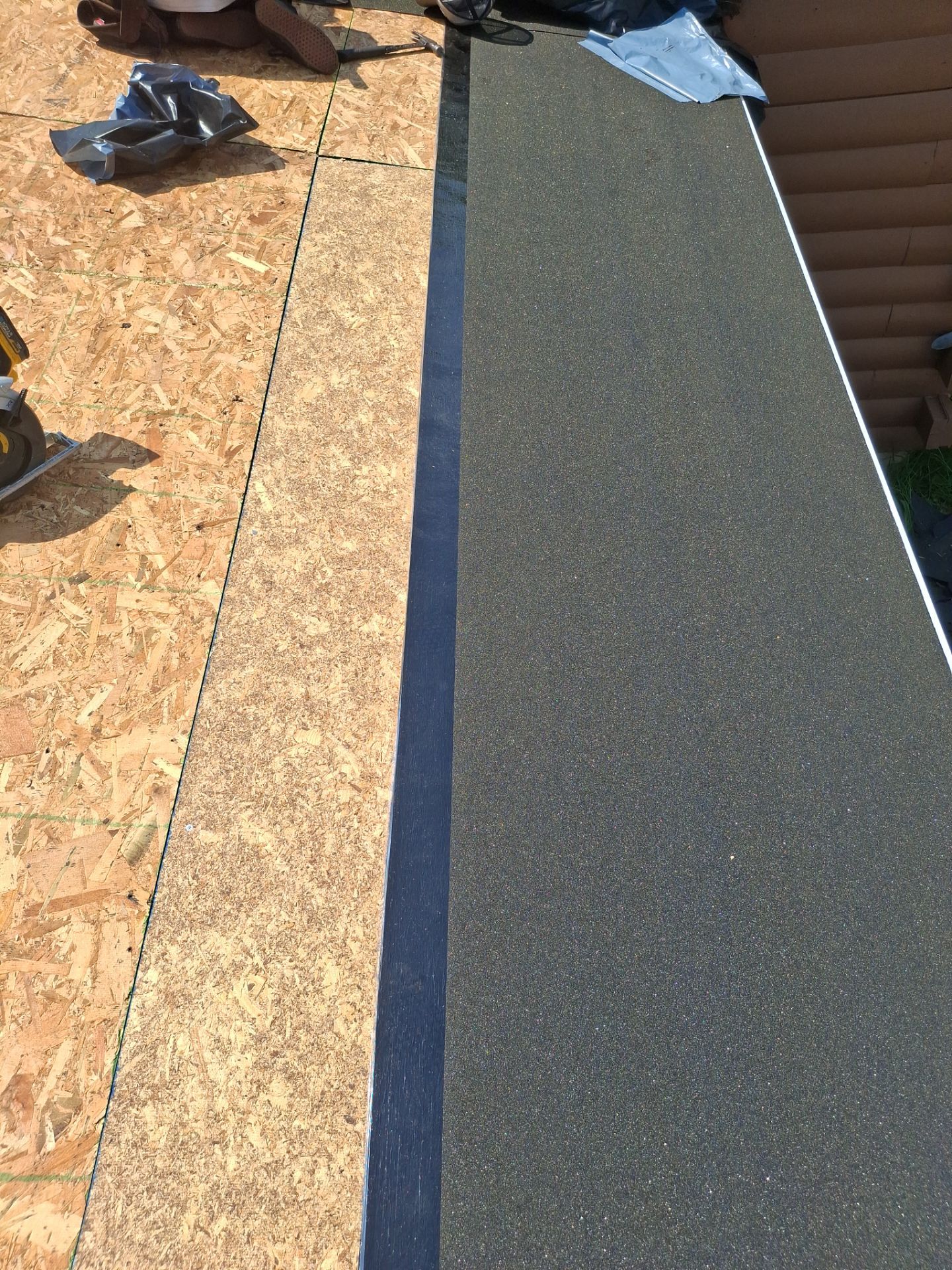 Residential Roofing Installation using GAF Timberline HDZ Barkwood by Rainstoppers Roofing