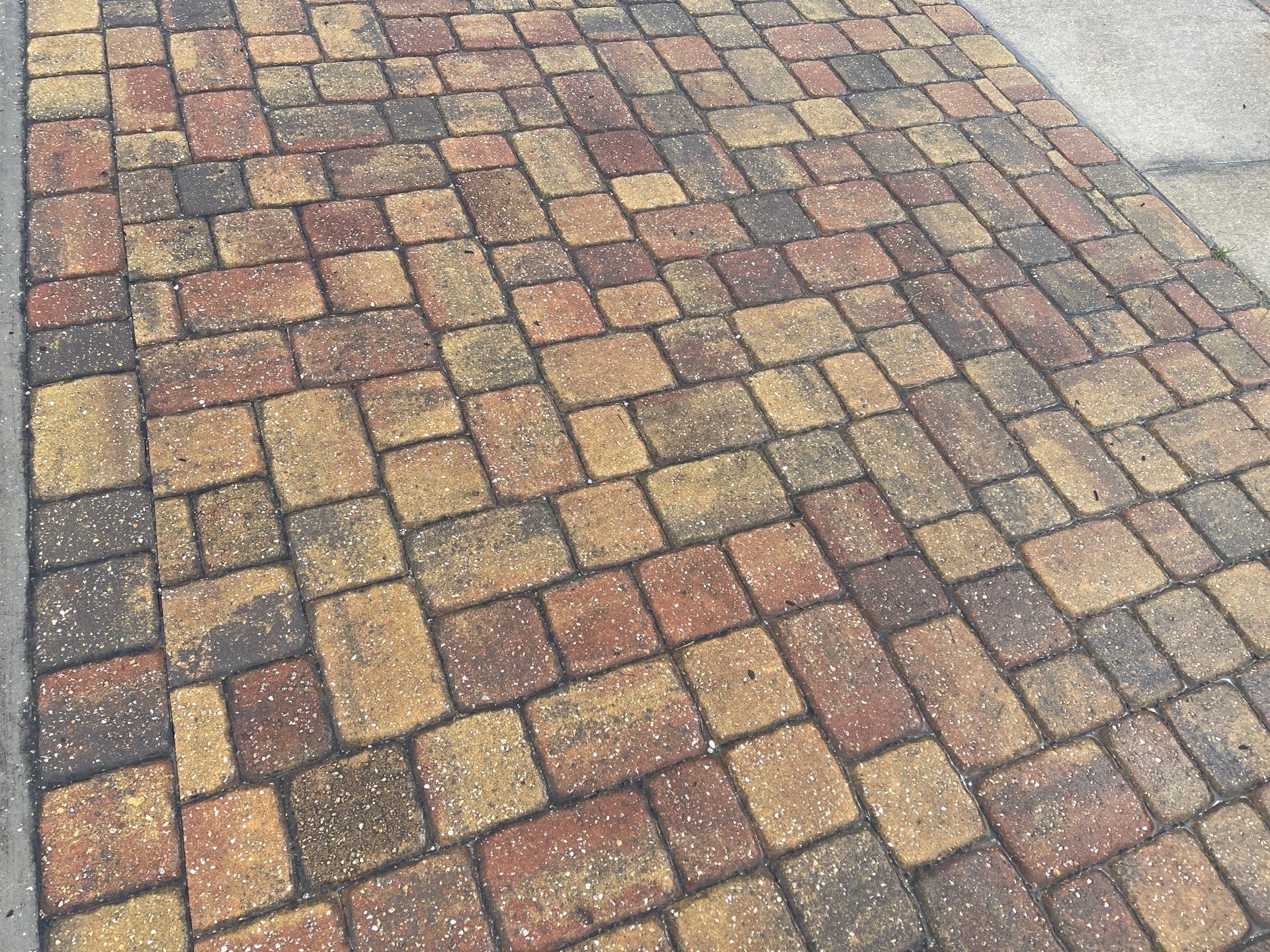 Paver Driveway using TopSeal by DuraSeal