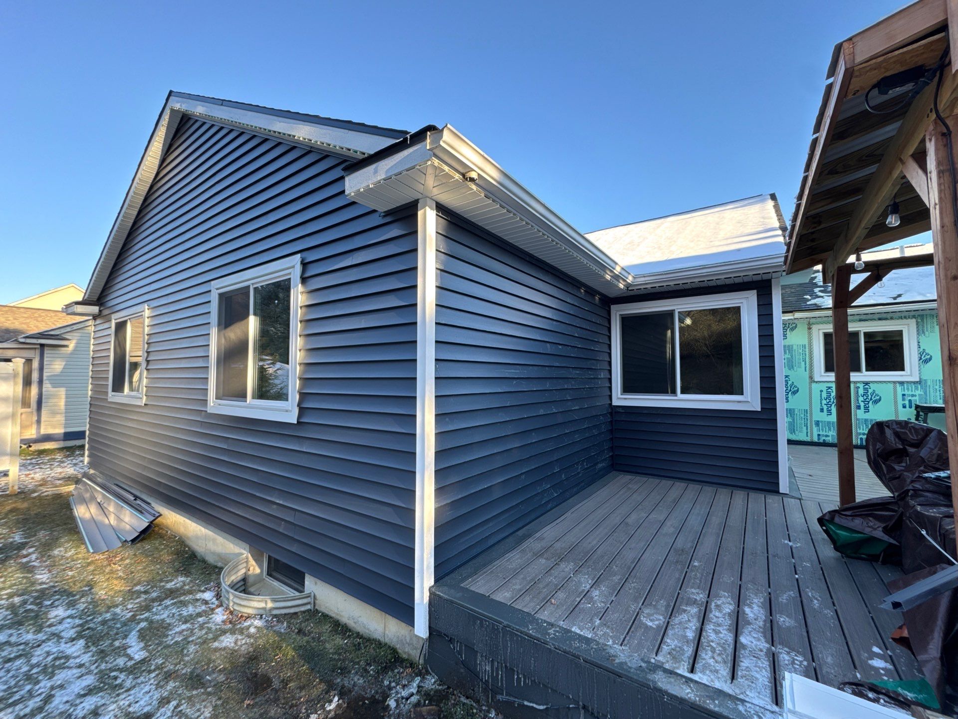 Siding Replacement using Alside Charter Oak D4.5" Riveria Dusk by 180 Contractors