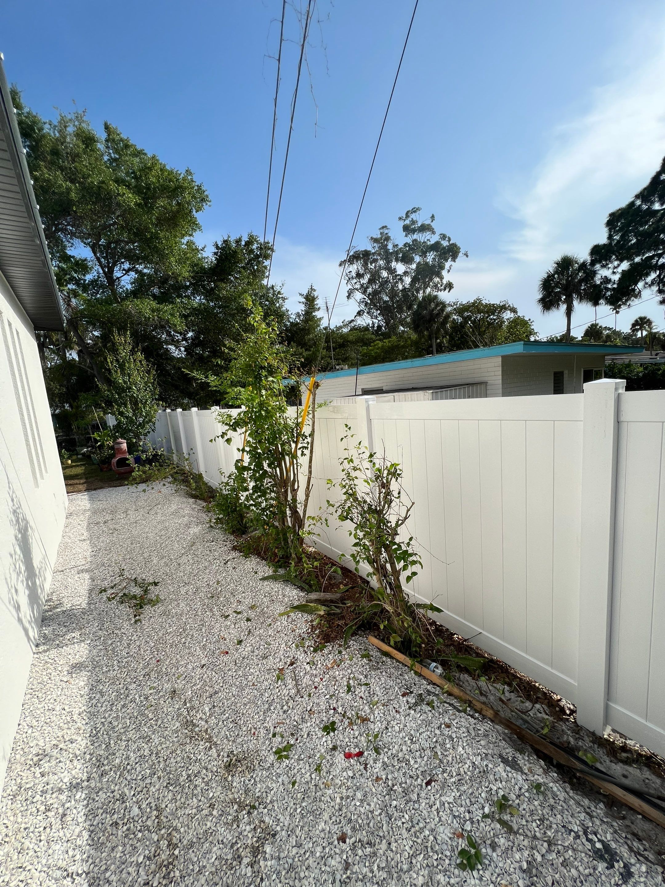 Sarasota, FL 6ft. Tall White Vinyl Privacy Fence by Asap fence and gates, LLC