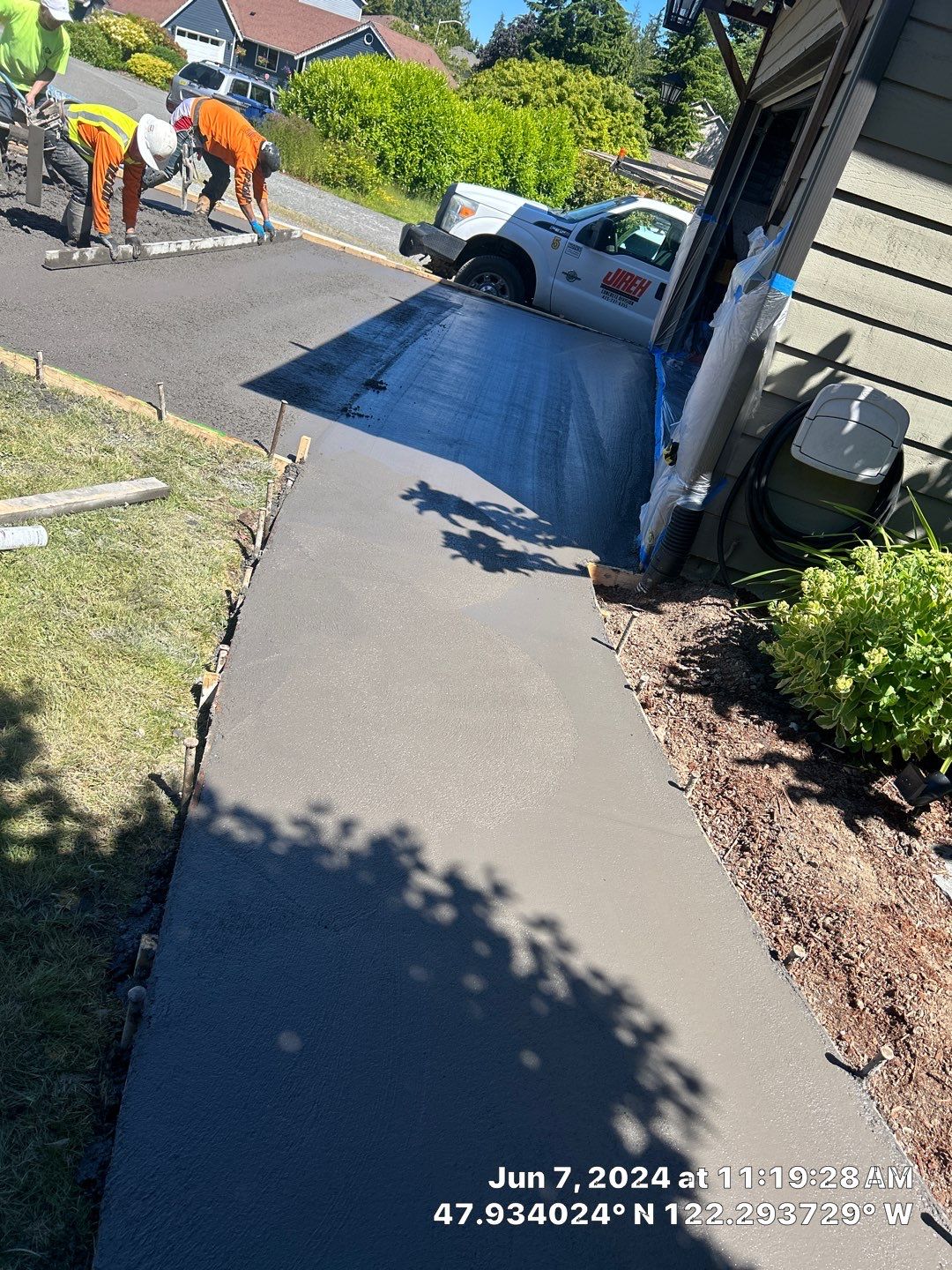James | Concrete Driveway, Walkway & Stairs/Porch and & Planting by Jireh Asphalt & Concrete Inc 