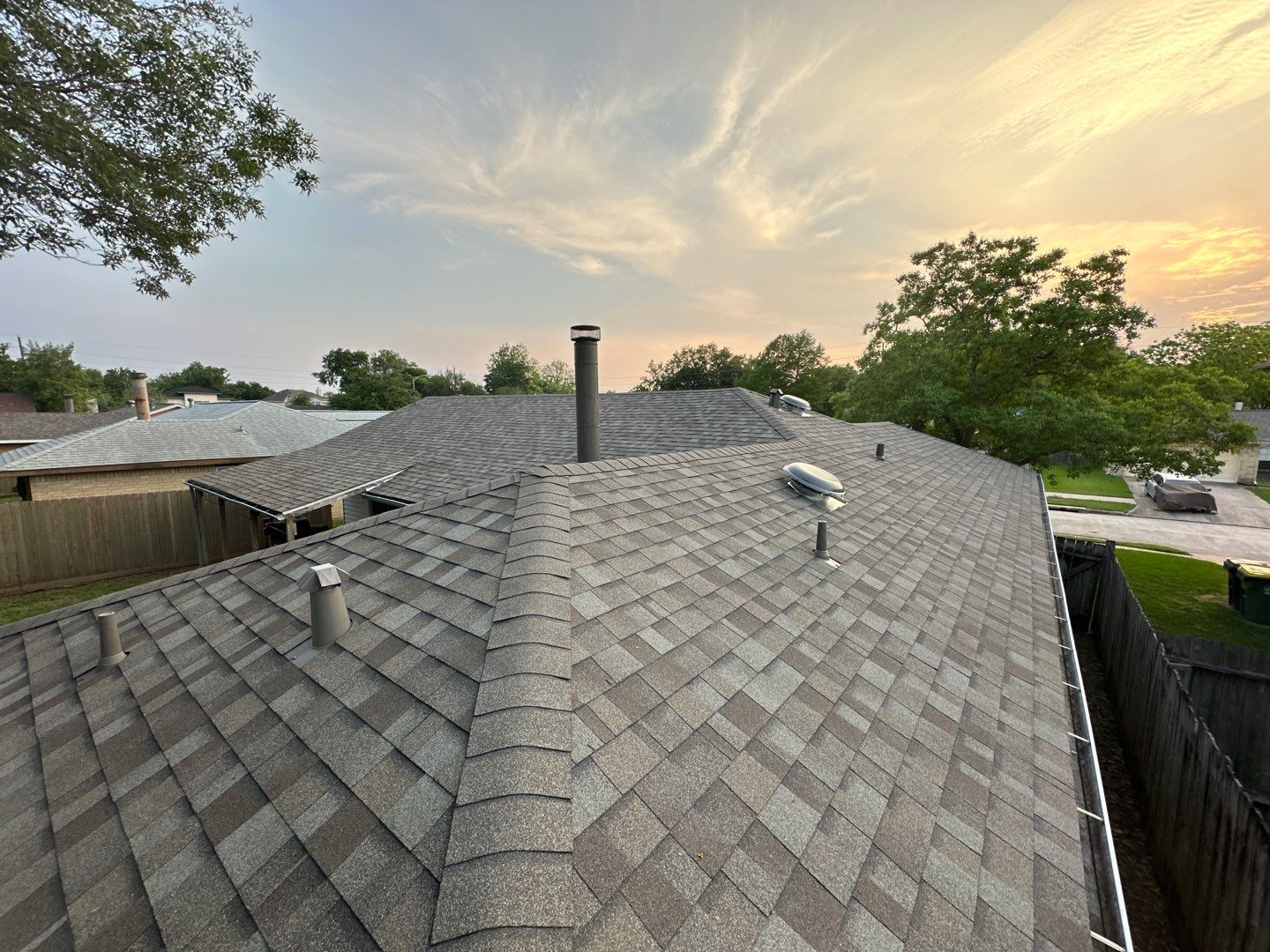Residential Roofing Installation using Owen's Corning Duration (Lifetime) Shingles by Roof Repair Company
