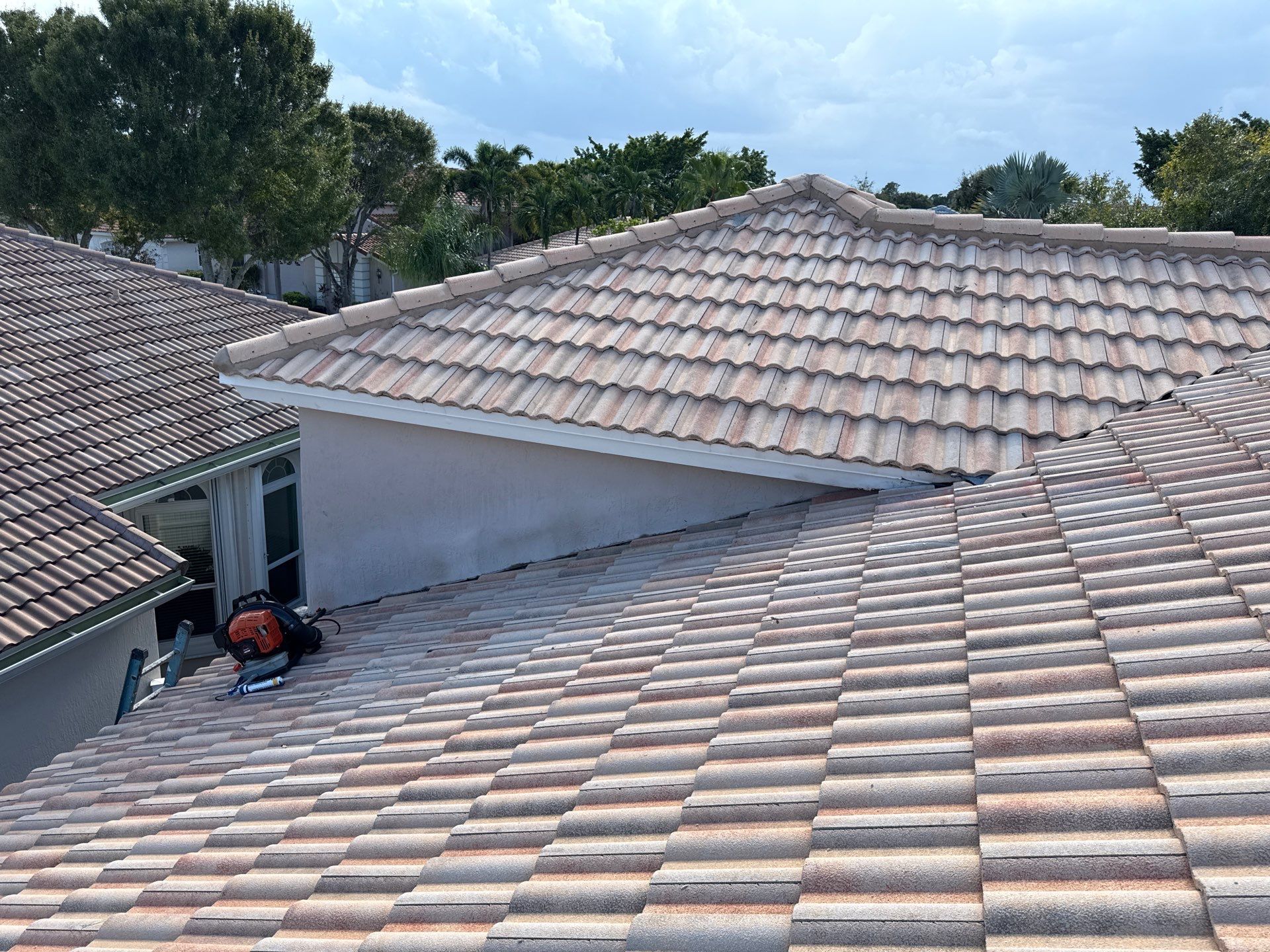 Concrete Tile Roof Repair and Fascia Restoration in Boca Raton by Aastro Roofing