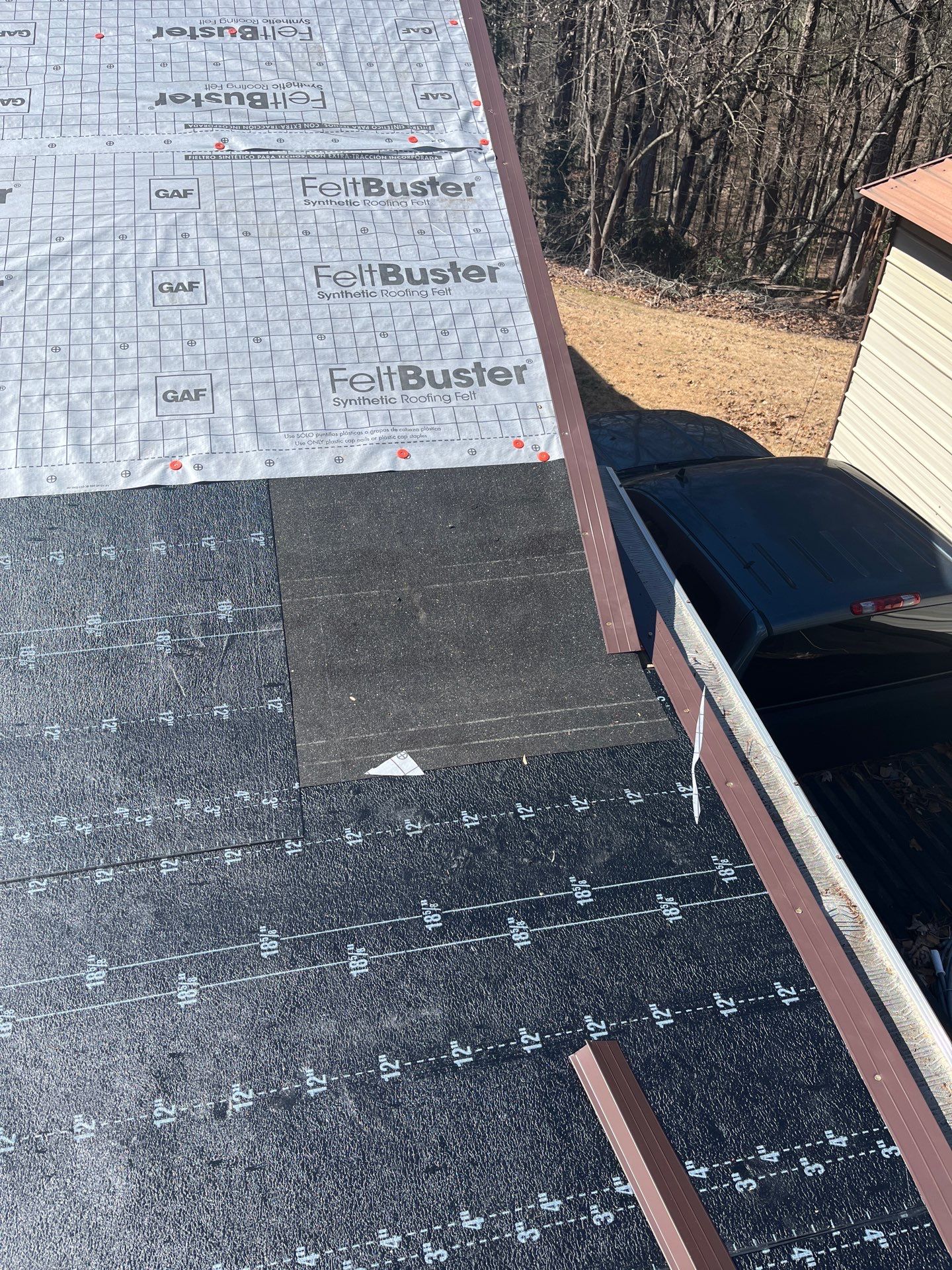 Residential Roof Replacement With GAF Architectural Shingles in Hot Springs by Temple Roofing and Exteriors