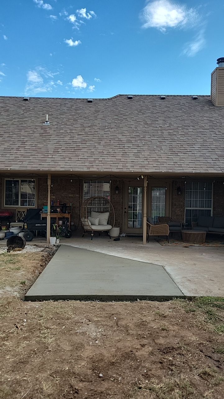 Tree removal , Concrete, Pergola, and sod install  by Clays Services Inc