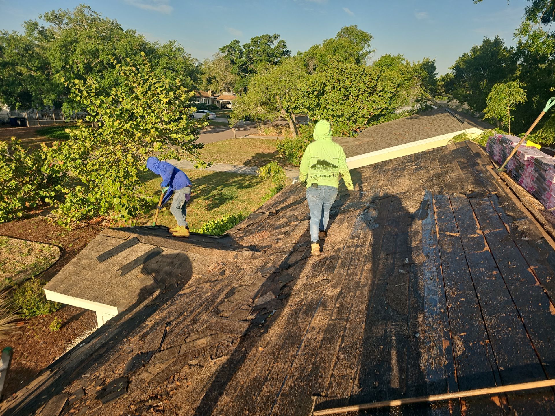 Project in Clearwater 33756 by Mitchell Roofing Company LLC