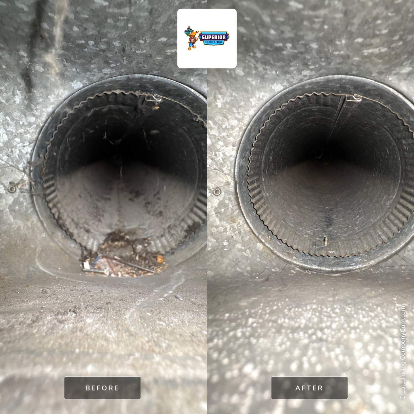 Air Duct Cleaning With a Vacuum Truck in Ellwood City, PA by Superior Air Duct Cleaning