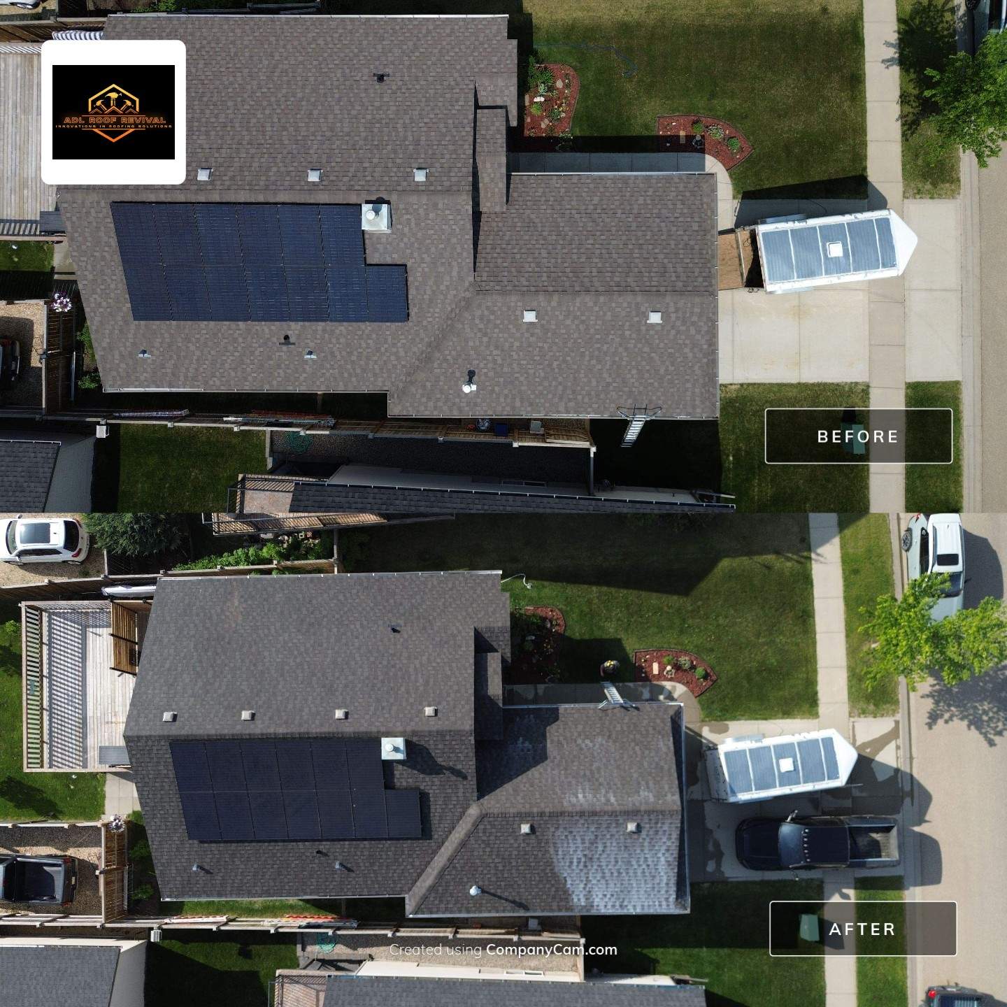 Project in Sylvan Lake by ADL Roof Revival