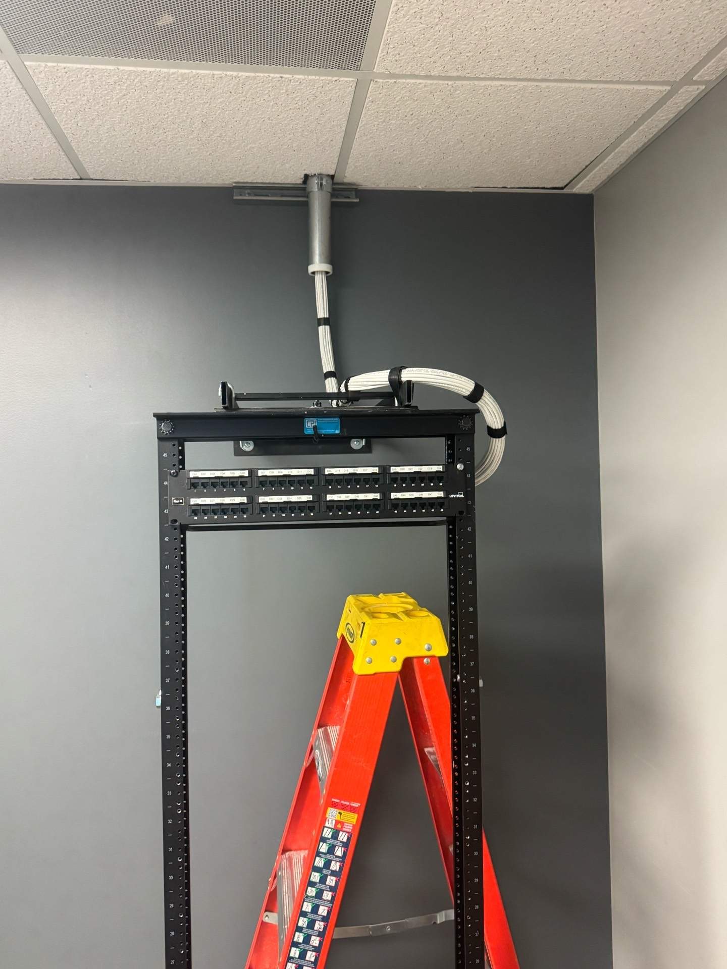 Cat6 CMP Structured Cabling Project – Anaheim, CA by Ring and Ping Inc.