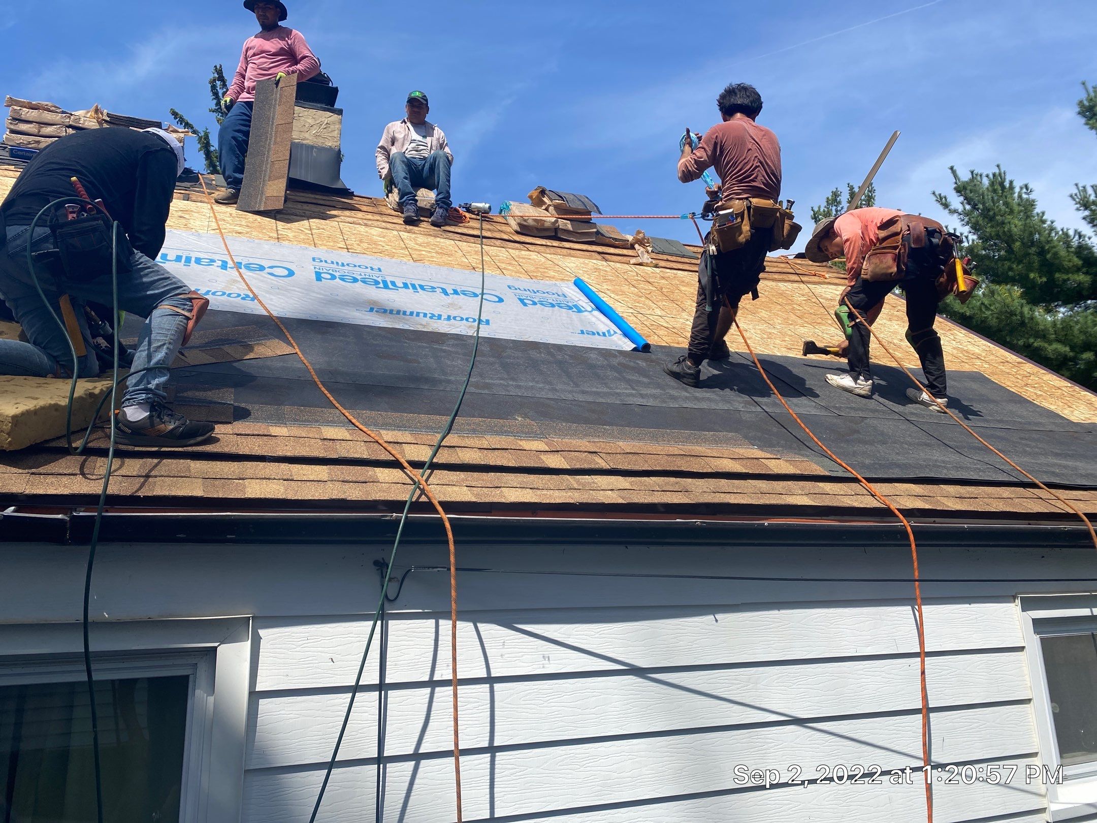 Roof Replacement using CertainTeed Landmark by 180 Contractors
