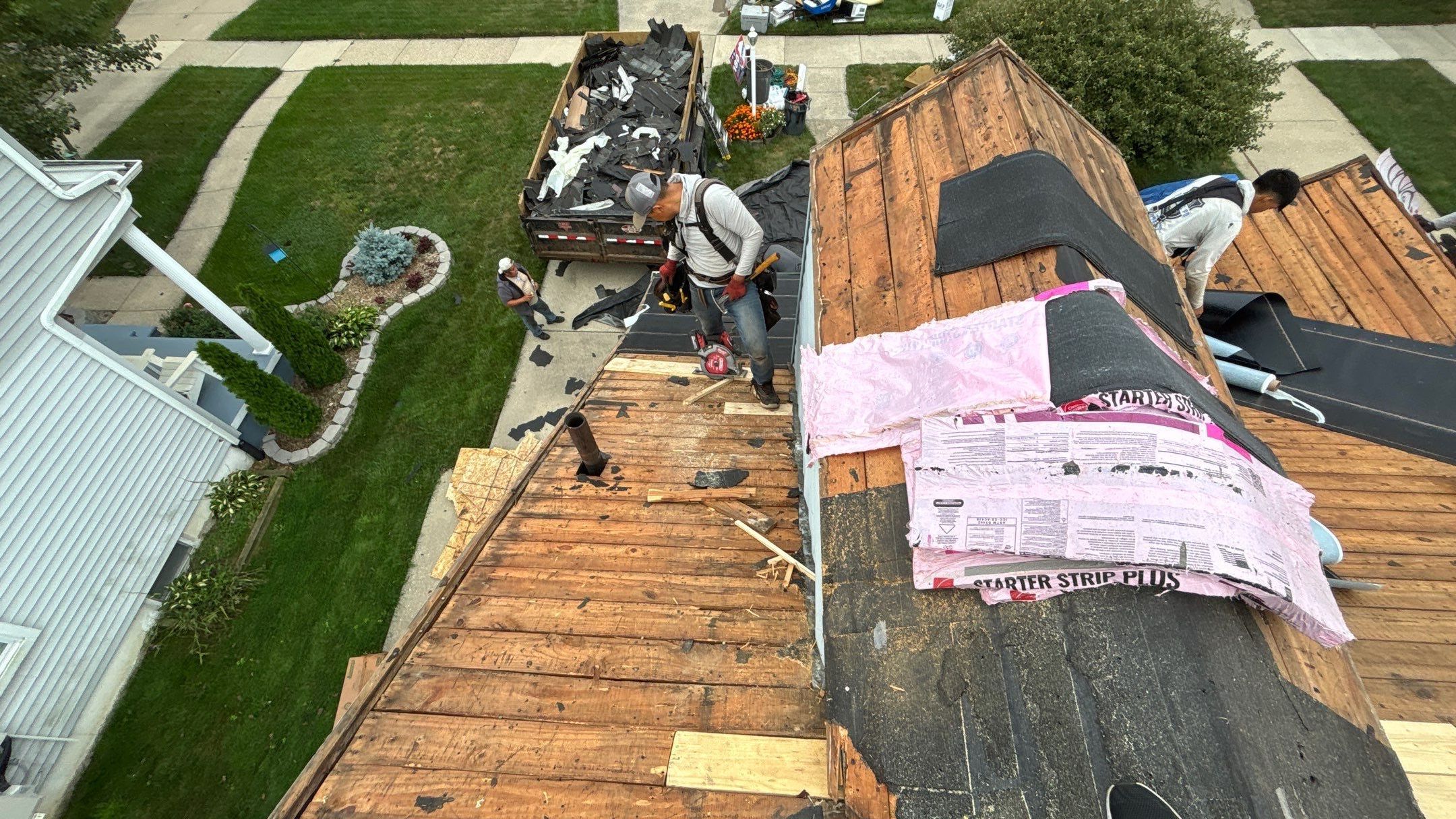 Roof Replacement using Owens Corning Slatestone Gray by 180 Contractors