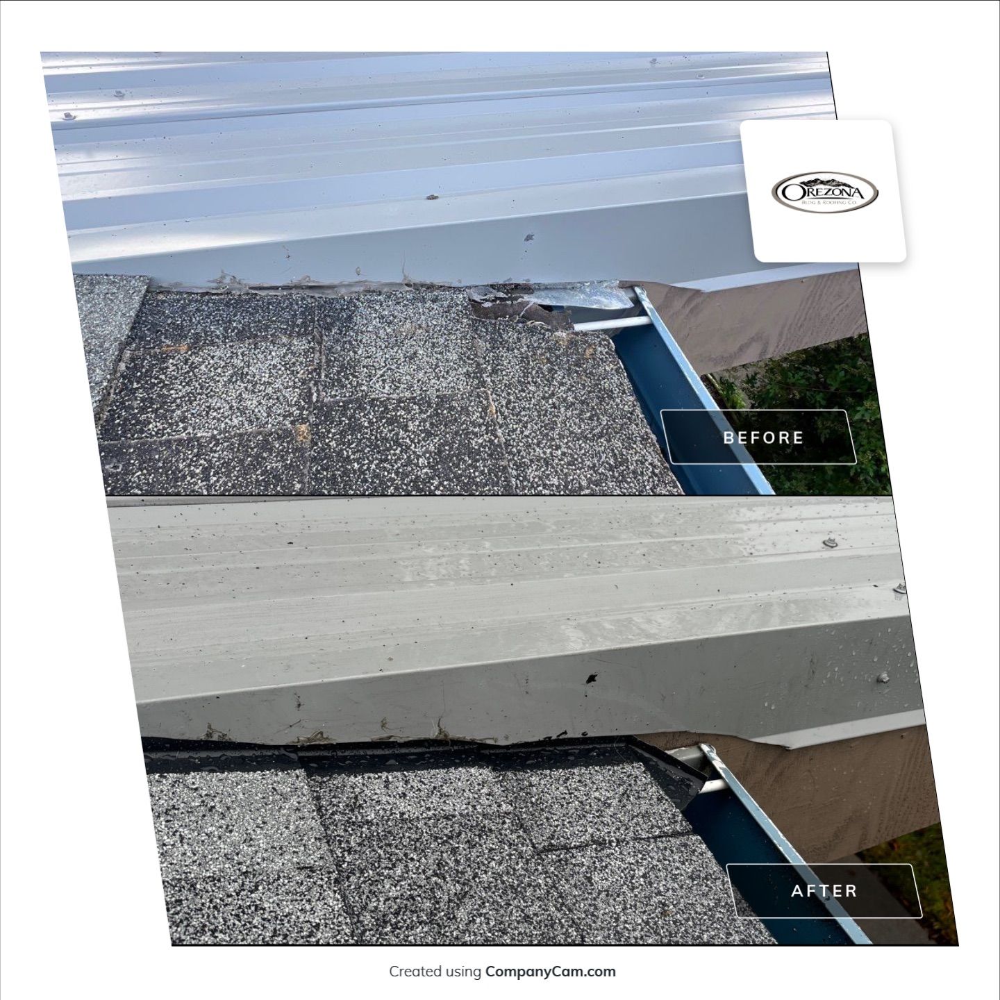 Residential Roofing Installation using IKO Dynasty (Color: Frostone Grey) by Orezona Building & Roofing Company, Inc.