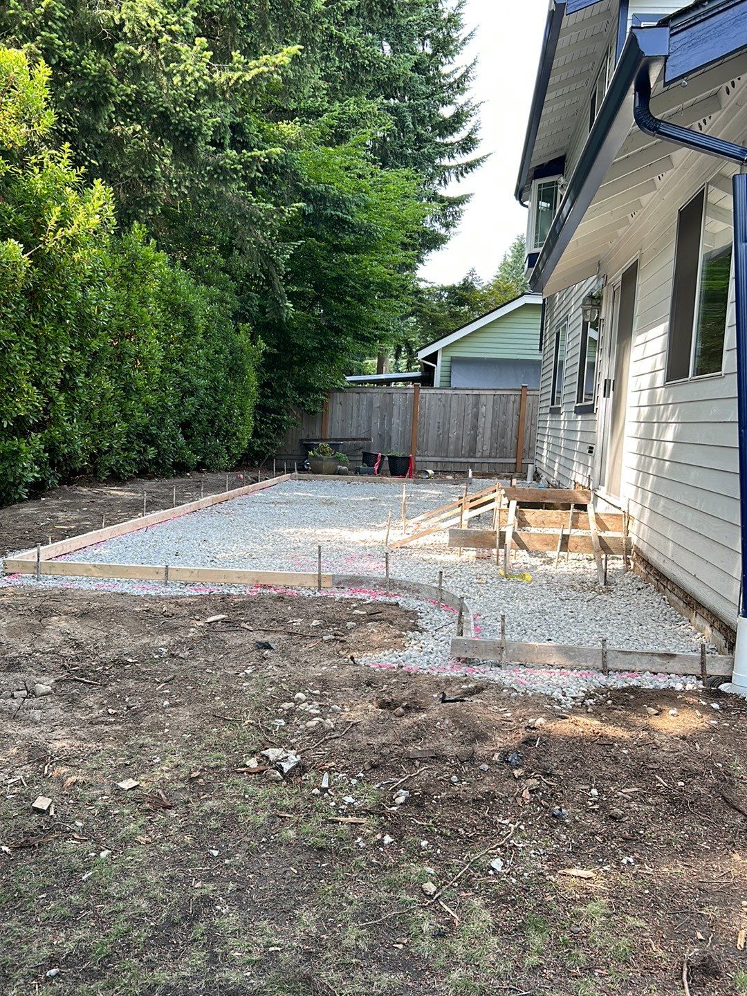 Luo | Colored Stamped Concrete Patio by Jireh Asphalt & Concrete Inc 