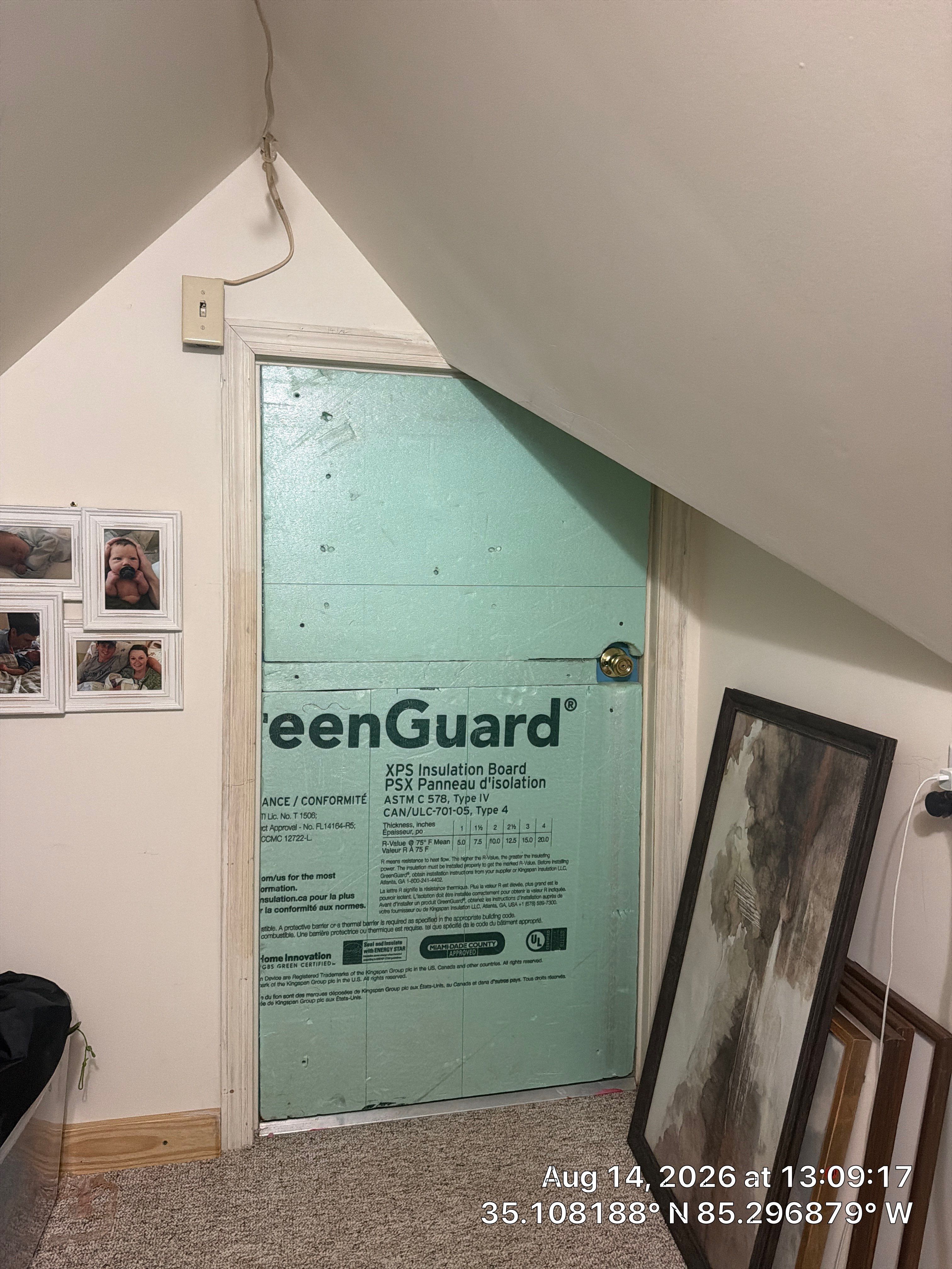 Attic Insulation and Window AC Unit Installation in Chattanooga by CompanyCam Sales Demo